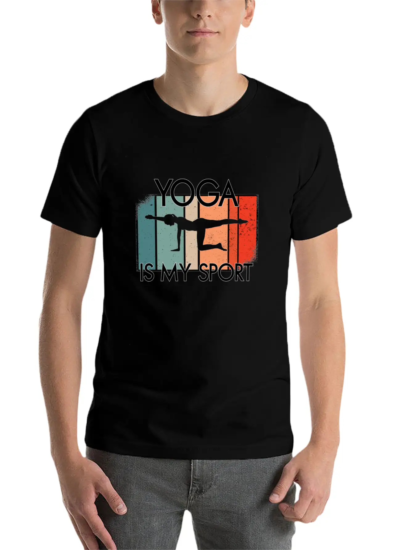 Yoga Is My Sport Casual Graphic T-Shirt – Simple And Comfortable Daily Wear