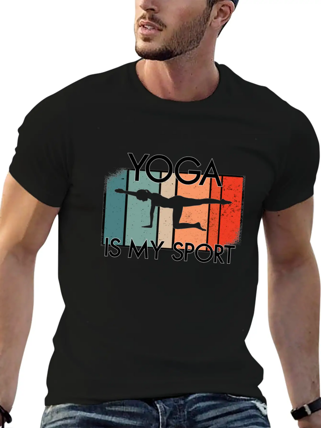 Yoga Is My Sport Casual Graphic T-Shirt – Simple And Comfortable Daily Wear