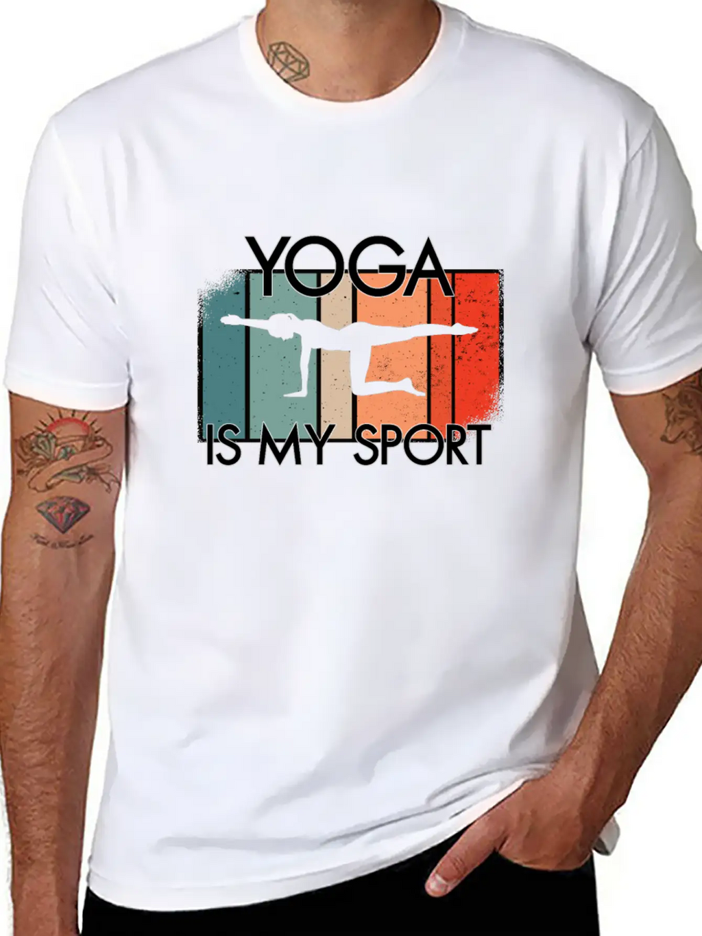 Yoga Is My Sport Casual Graphic T-Shirt – Simple And Comfortable Daily Wear
