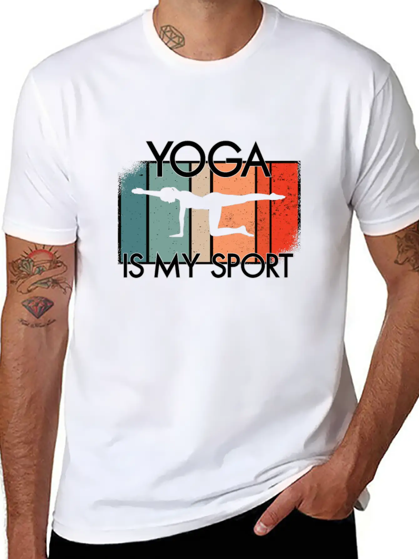 Yoga Is My Sport Casual Graphic T-Shirt – Simple And Comfortable Daily Wear