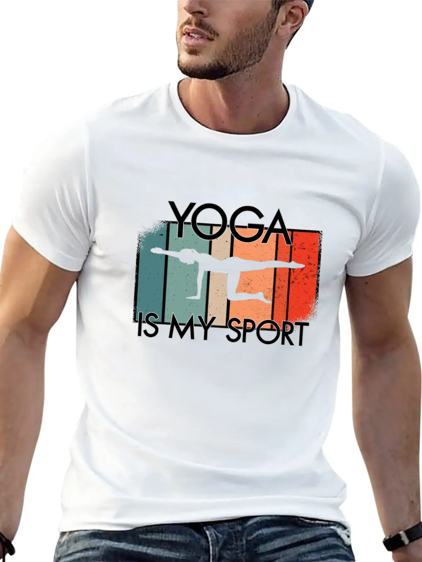 Yoga Is My Sport Casual Graphic T-Shirt – Simple And Comfortable Daily Wear