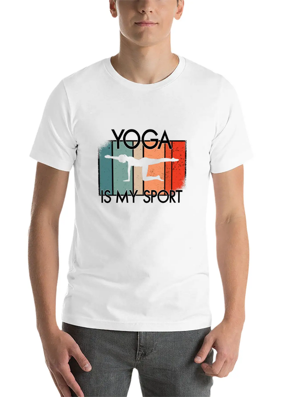 Yoga Is My Sport Casual Graphic T-Shirt – Simple And Comfortable Daily Wear