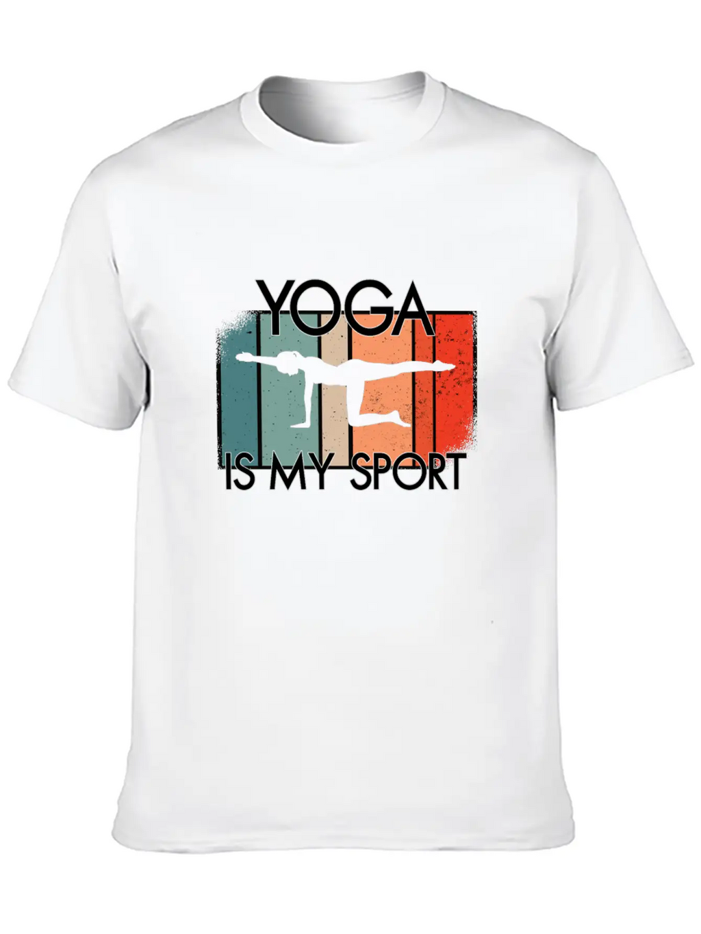 Yoga Is My Sport Casual Graphic T-Shirt – Simple And Comfortable Daily Wear