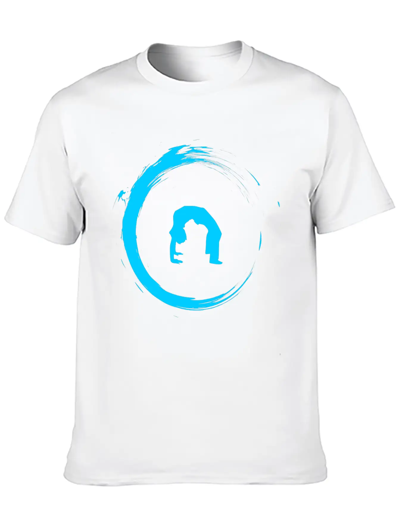 Yoga Meditation Gymnastics Unisex Short Sleeve Soft Cotton T-Shirt – Casual Everyday Wear