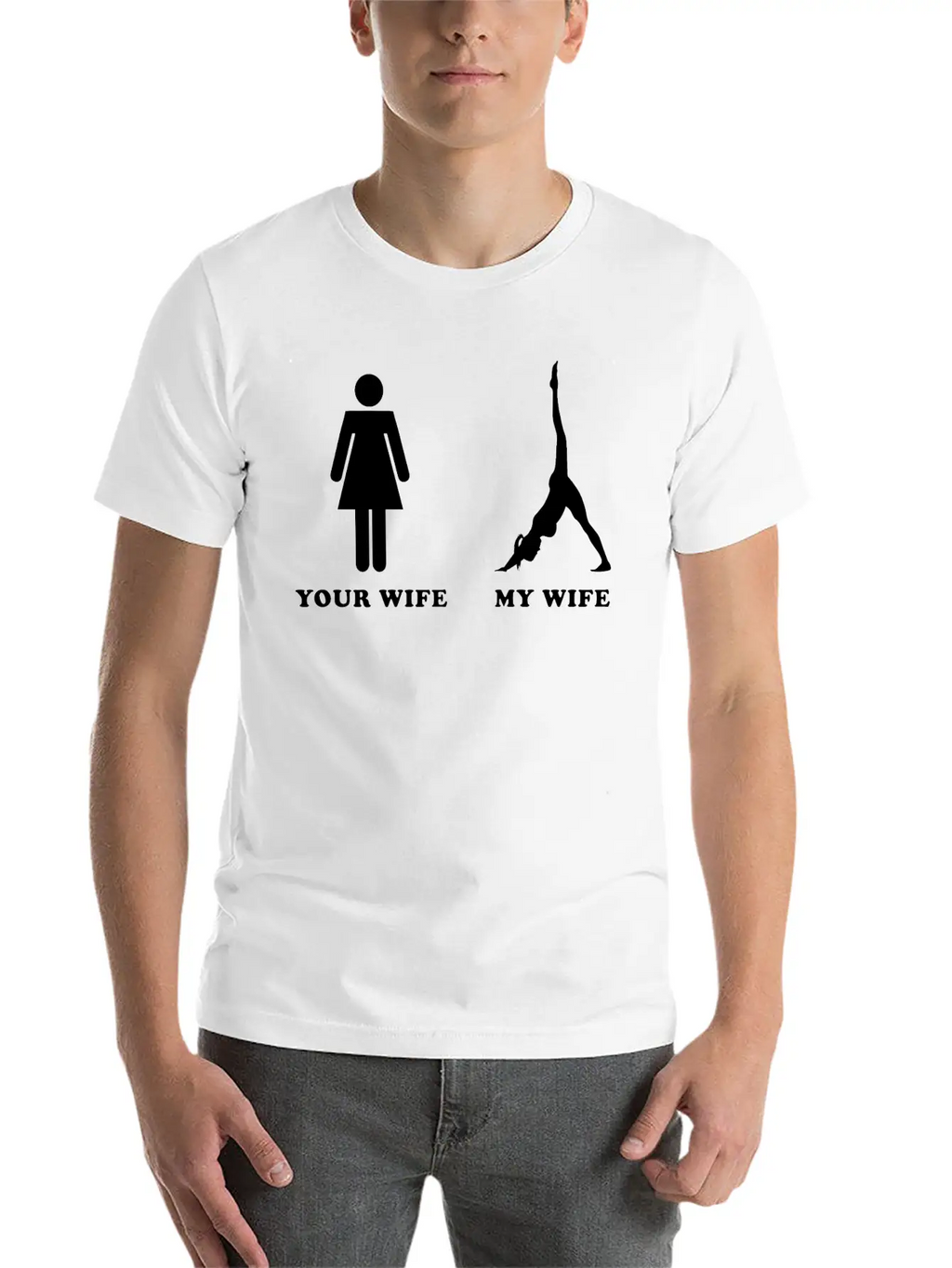 Yoga Of My Wife Classic Fit Graphic Tee For Daily Comfort – Unisex Cotton Shirt