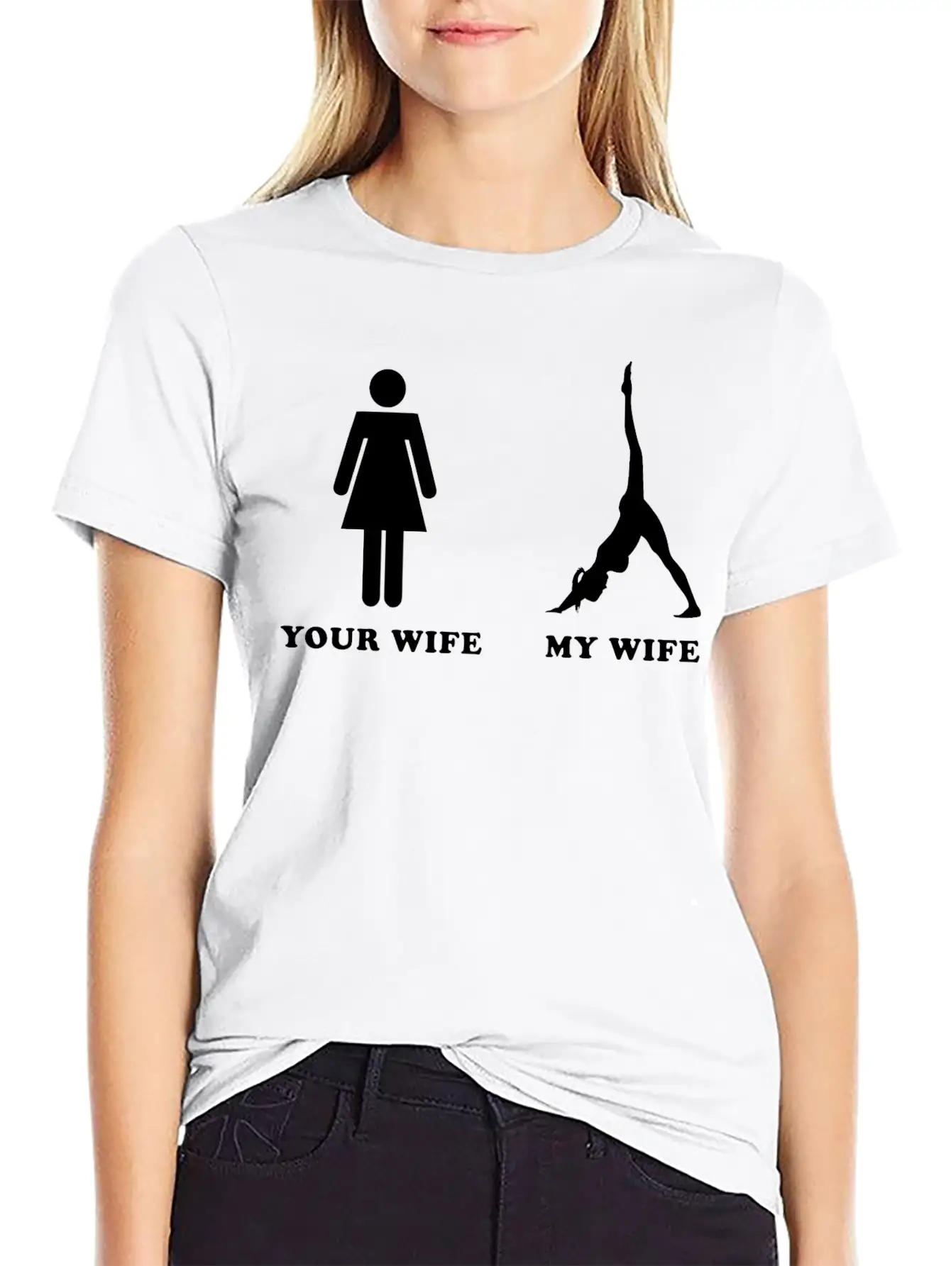 Yoga Of My Wife Classic Fit Graphic Tee For Daily Comfort – Unisex Cotton Shirt