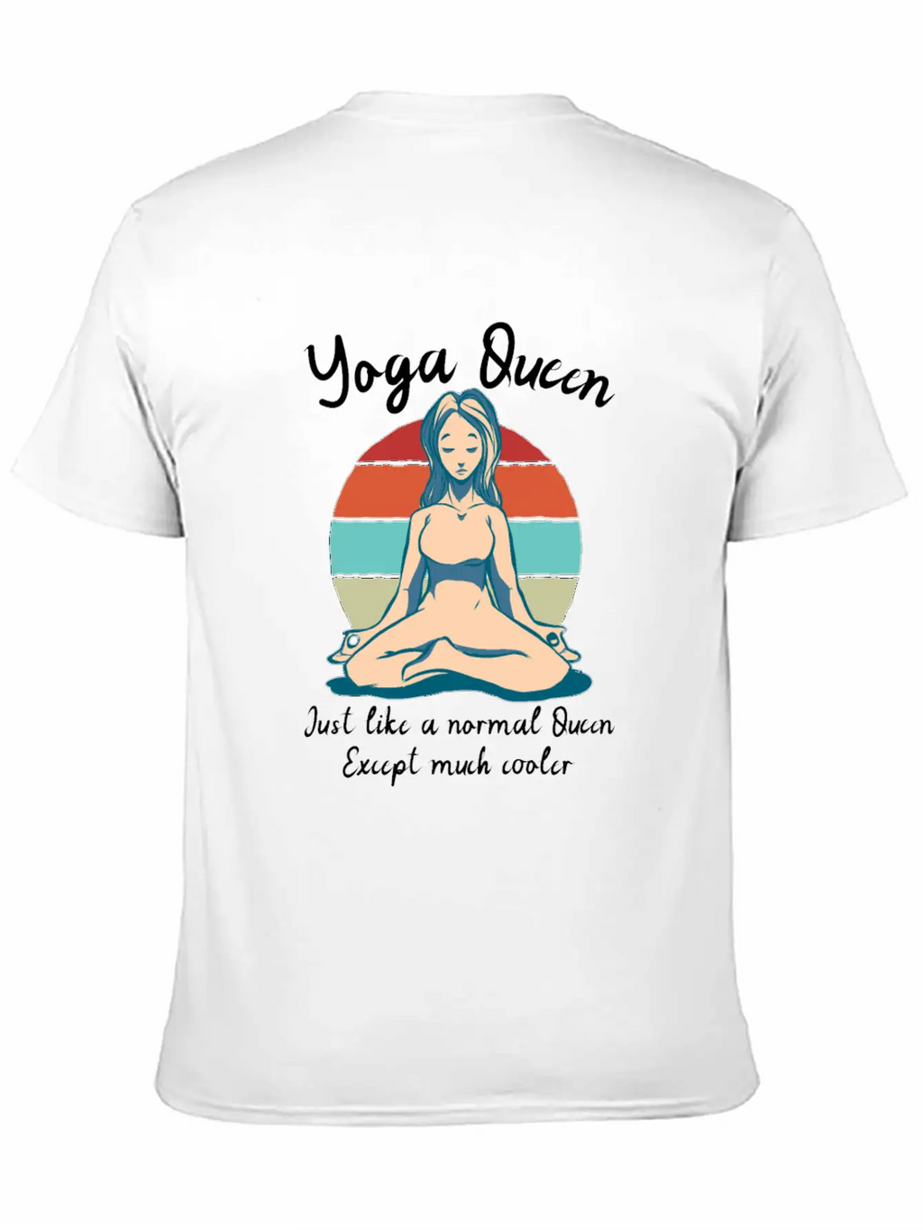 Yoga Queen Breathable Soft Cotton T-Shirt – Timeless Casual Look