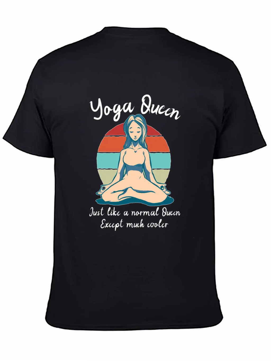 Yoga Queen Breathable Soft Cotton T-Shirt – Timeless Casual Look