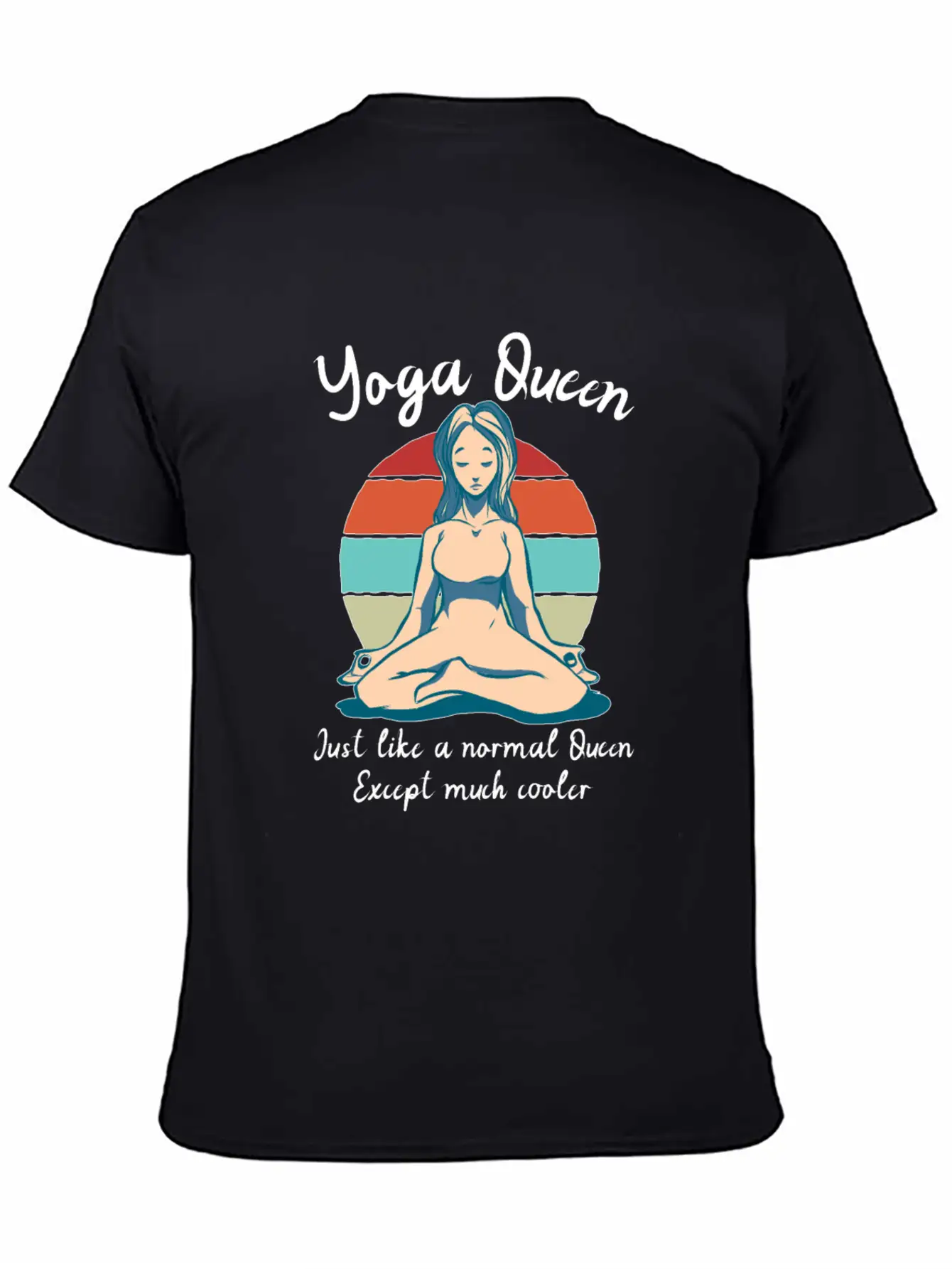 Yoga Queen Breathable Soft Cotton T-Shirt – Timeless Casual Look