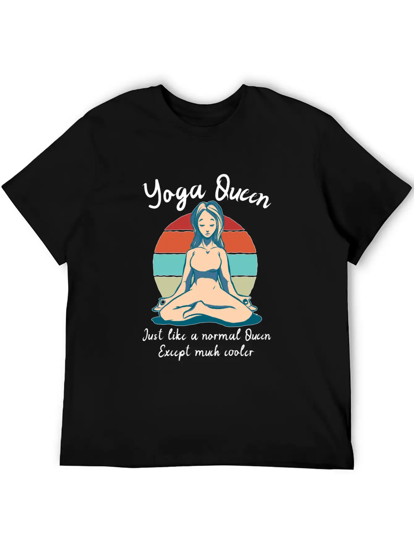 Yoga Queen Breathable Soft Cotton T-Shirt – Timeless Casual Look