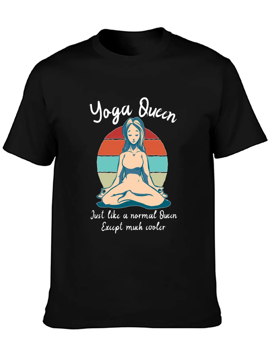 Yoga Queen Breathable Soft Cotton T-Shirt – Timeless Casual Look