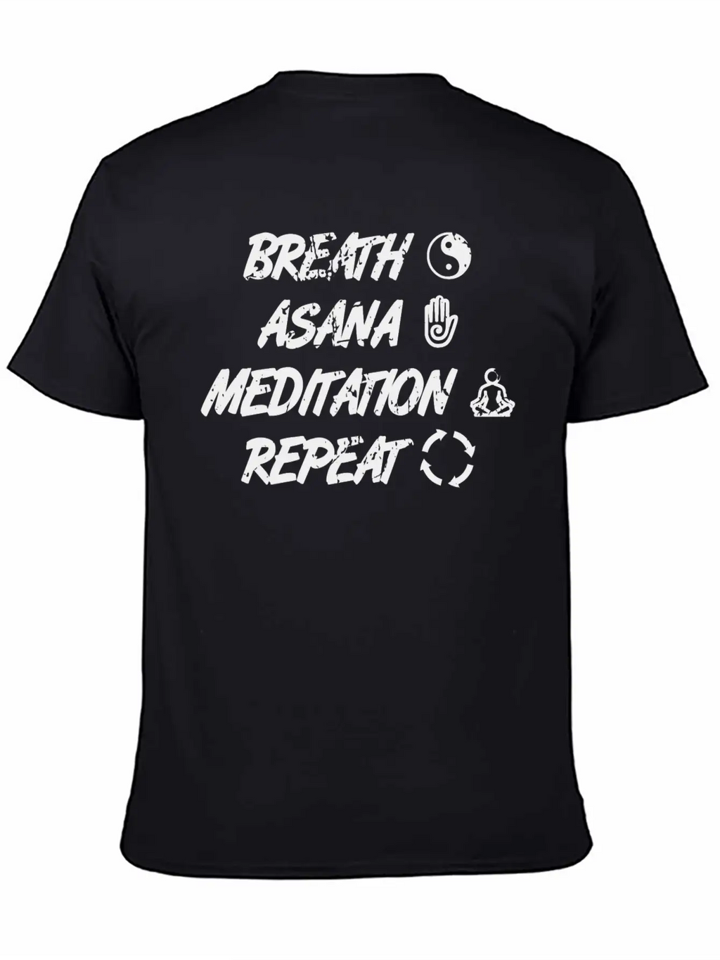 Yoga Routine Unisex Short Sleeve Soft Cotton T-Shirt – Casual Everyday Wear