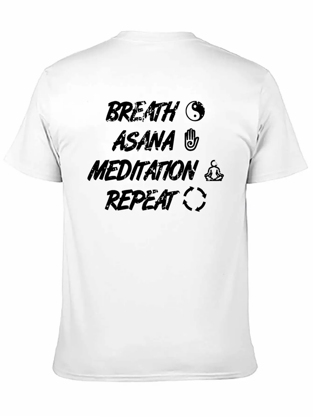 Yoga Routine Unisex Short Sleeve Soft Cotton T-Shirt – Casual Everyday Wear