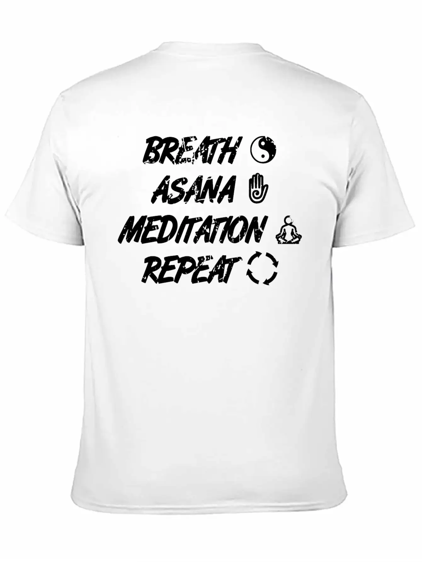 Yoga Routine Unisex Short Sleeve Soft Cotton T-Shirt – Casual Everyday Wear