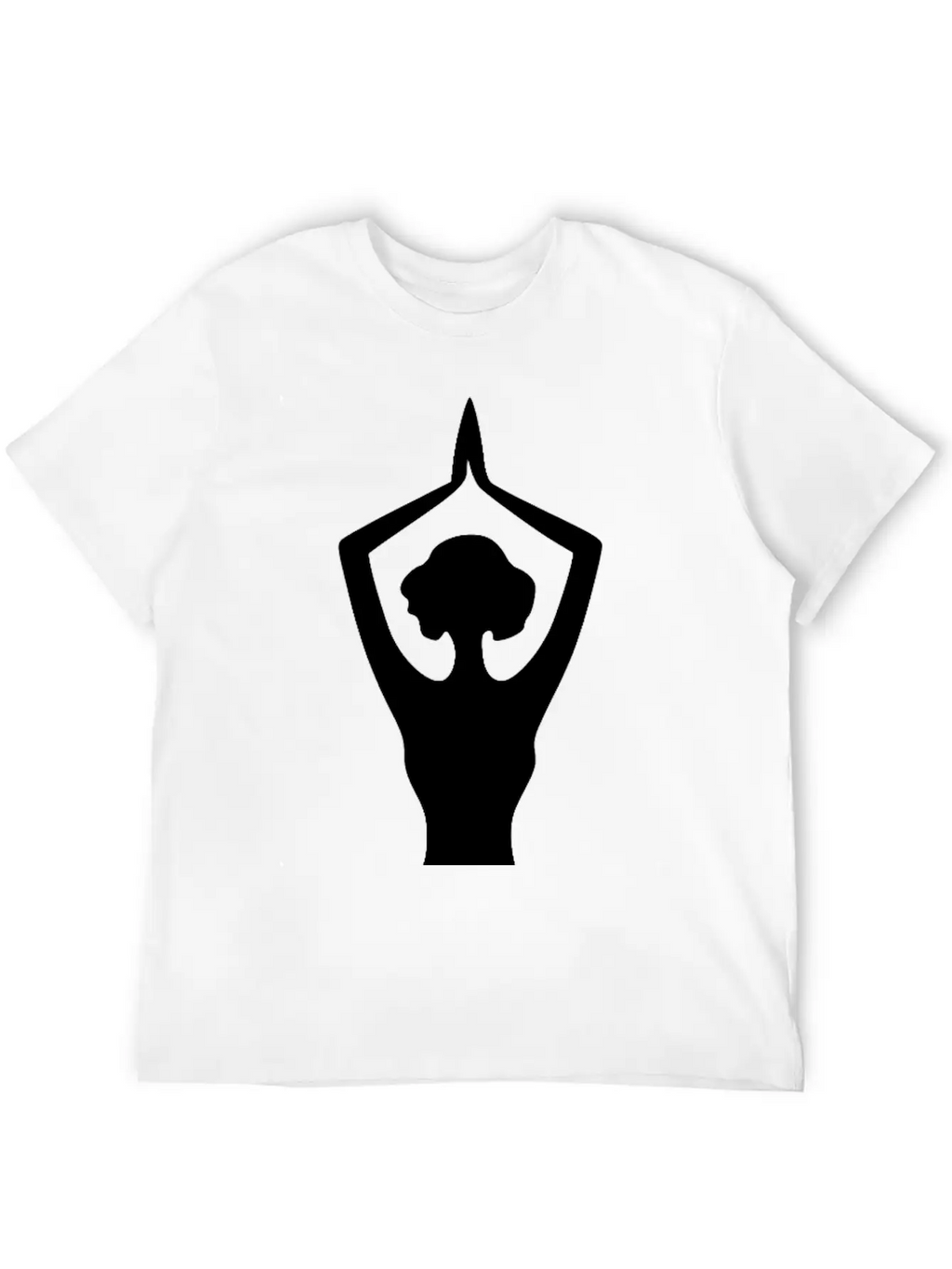 Yoga Silhouette With Grace And Balance In Motion Casual Graphic T-Shirt – Simple And Comfortable Daily Wear