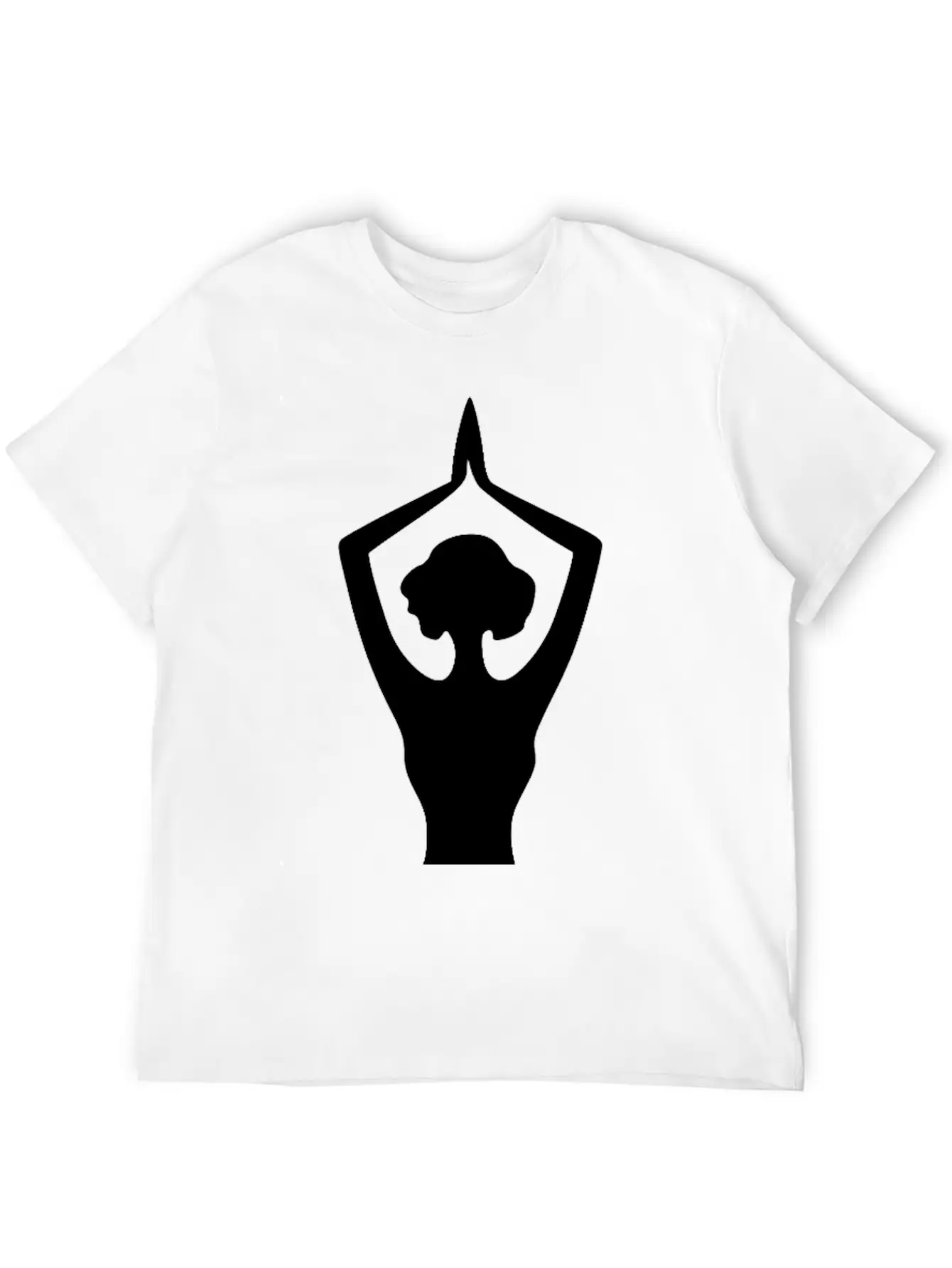 Yoga Silhouette With Grace And Balance In Motion Casual Graphic T-Shirt – Simple And Comfortable Daily Wear
