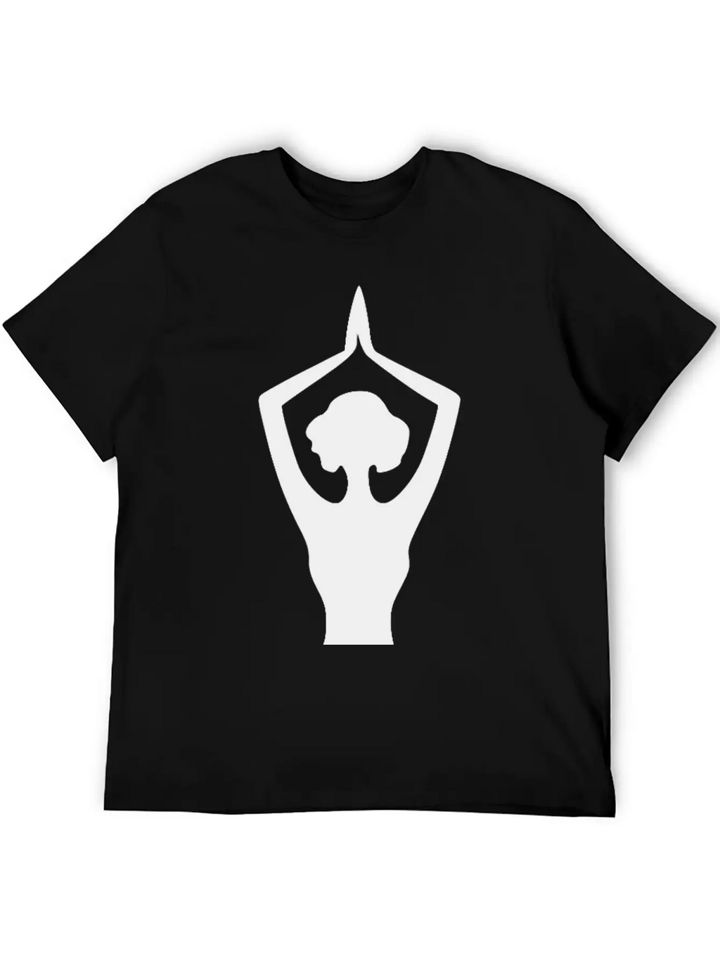 Yoga Silhouette With Grace And Balance In Motion Casual Graphic T-Shirt – Simple And Comfortable Daily Wear