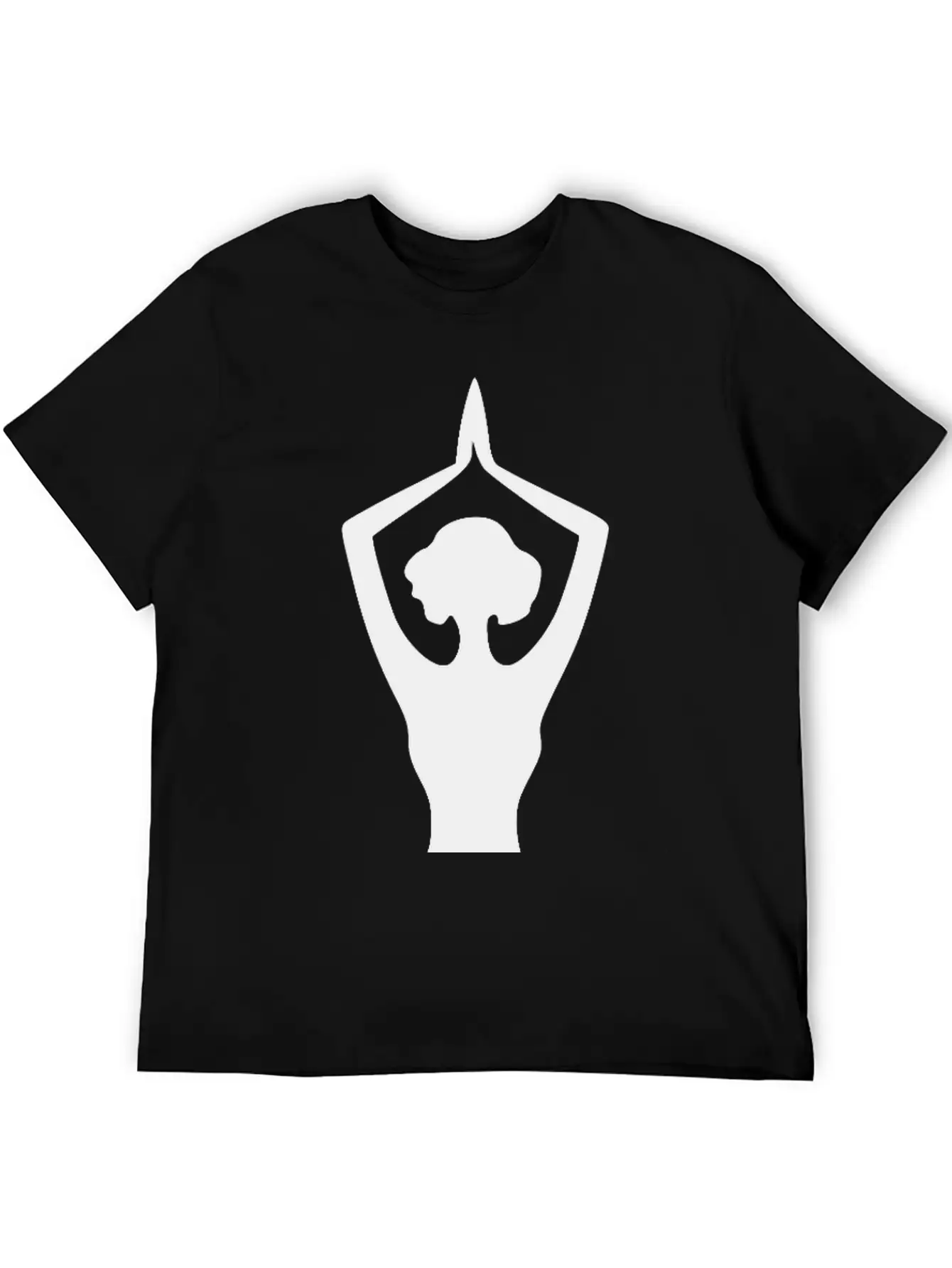 Yoga Silhouette With Grace And Balance In Motion Casual Graphic T-Shirt – Simple And Comfortable Daily Wear
