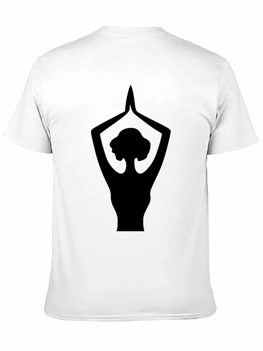 Yoga Silhouette With Grace And Balance In Motion Casual Graphic T-Shirt – Simple And Comfortable Daily Wear