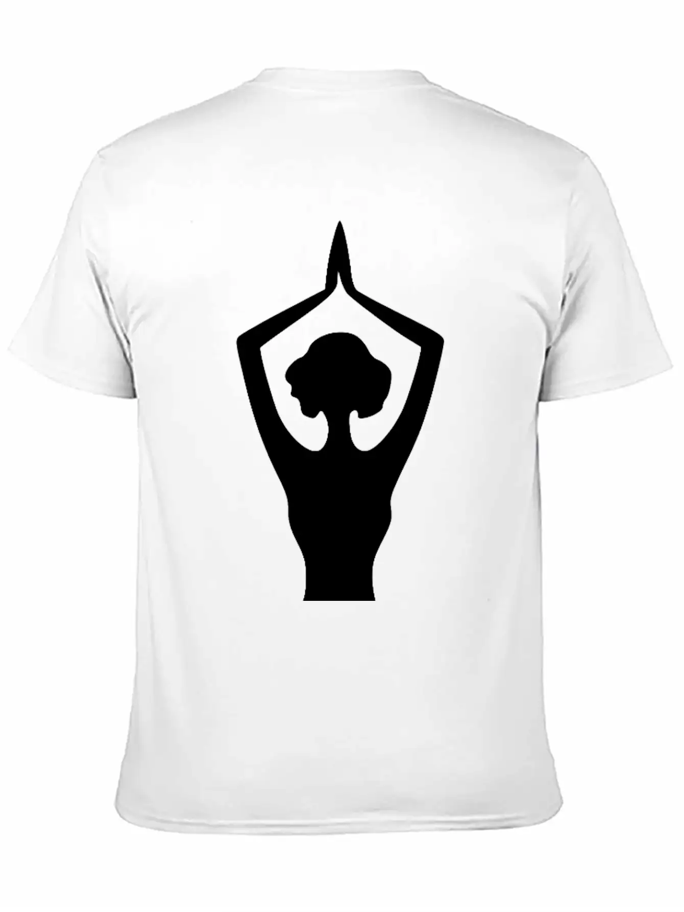 Yoga Silhouette With Grace And Balance In Motion Casual Graphic T-Shirt – Simple And Comfortable Daily Wear