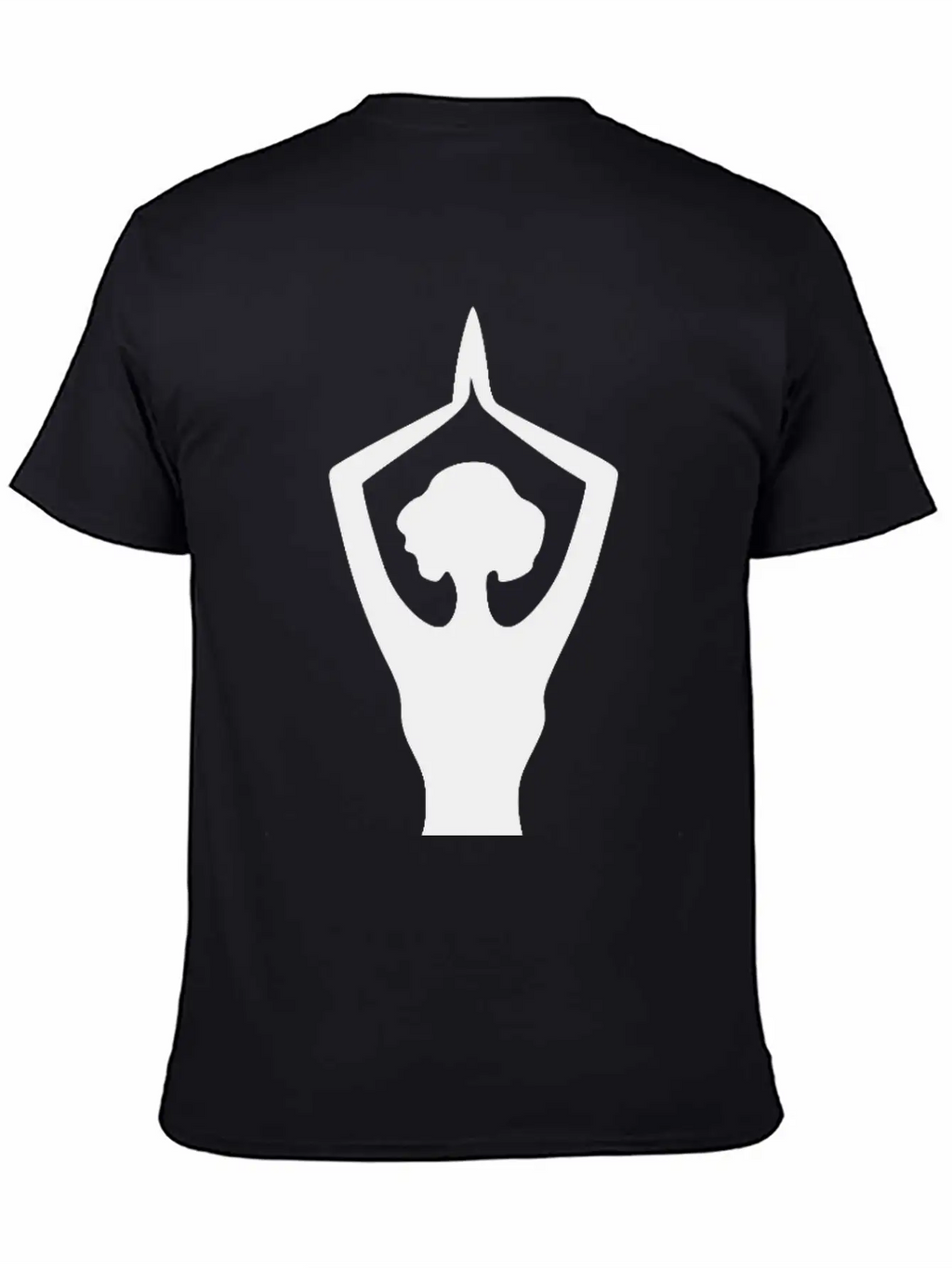 Yoga Silhouette With Grace And Balance In Motion Casual Graphic T-Shirt – Simple And Comfortable Daily Wear