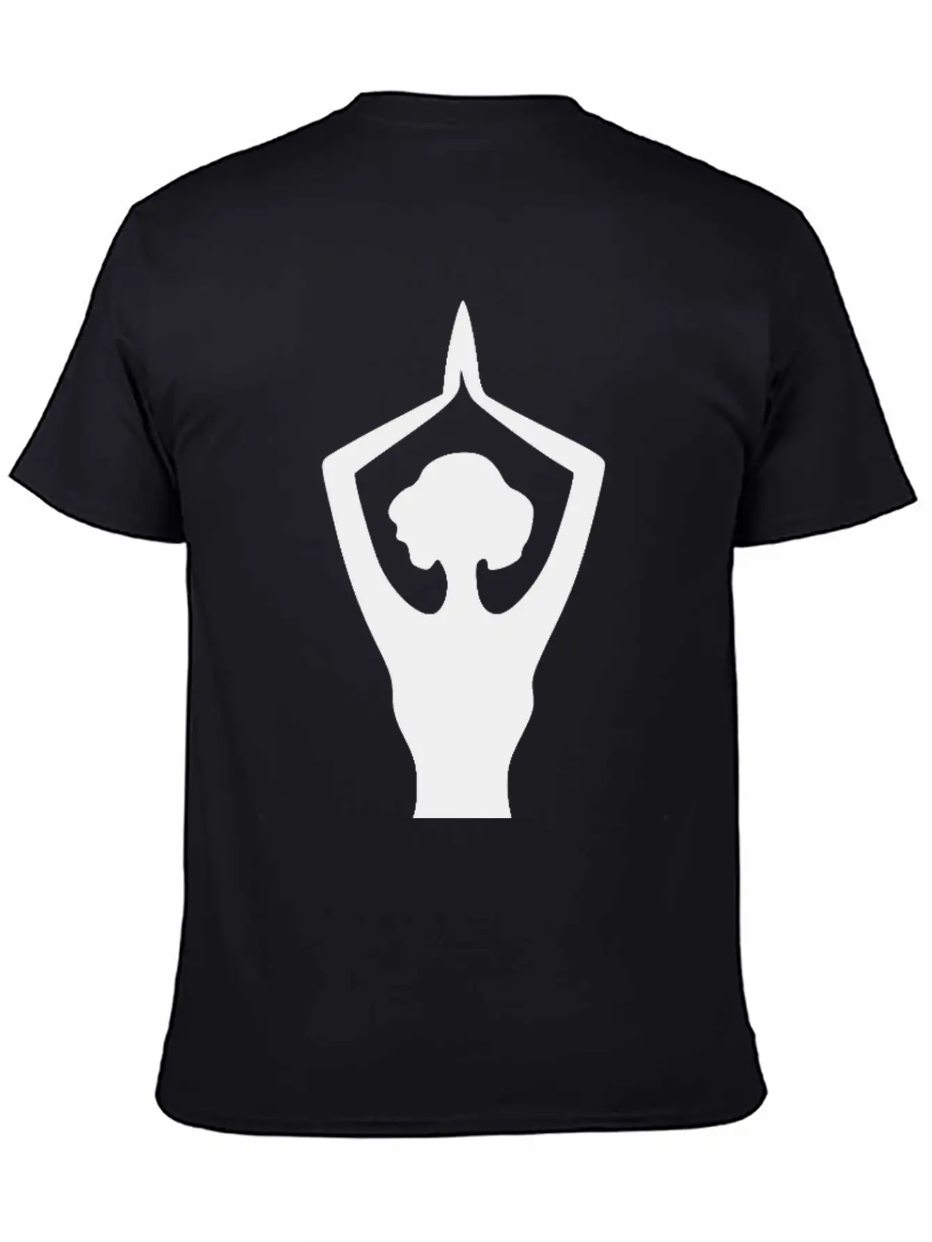 Yoga Silhouette With Grace And Balance In Motion Casual Graphic T-Shirt – Simple And Comfortable Daily Wear