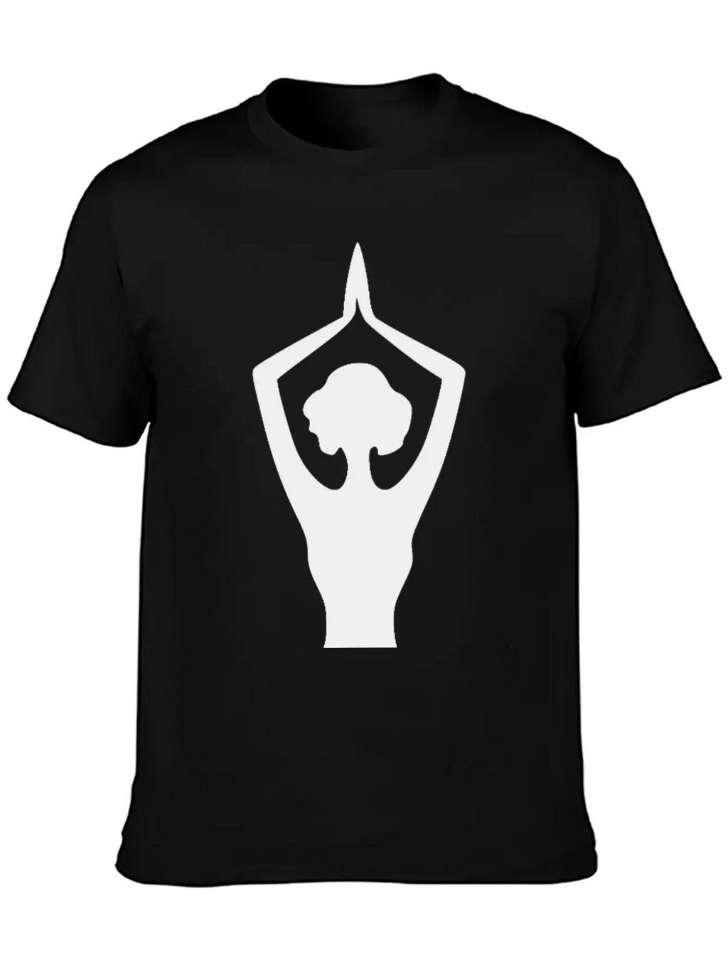 Yoga Silhouette With Grace And Balance In Motion Casual Graphic T-Shirt – Simple And Comfortable Daily Wear