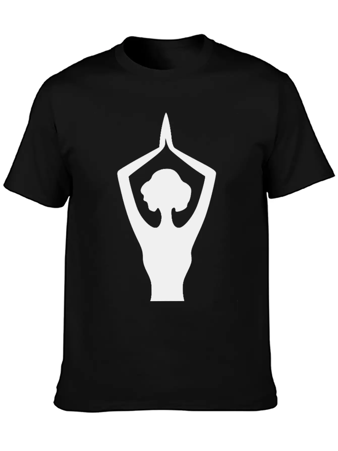 Yoga Silhouette With Grace And Balance In Motion Casual Graphic T-Shirt – Simple And Comfortable Daily Wear