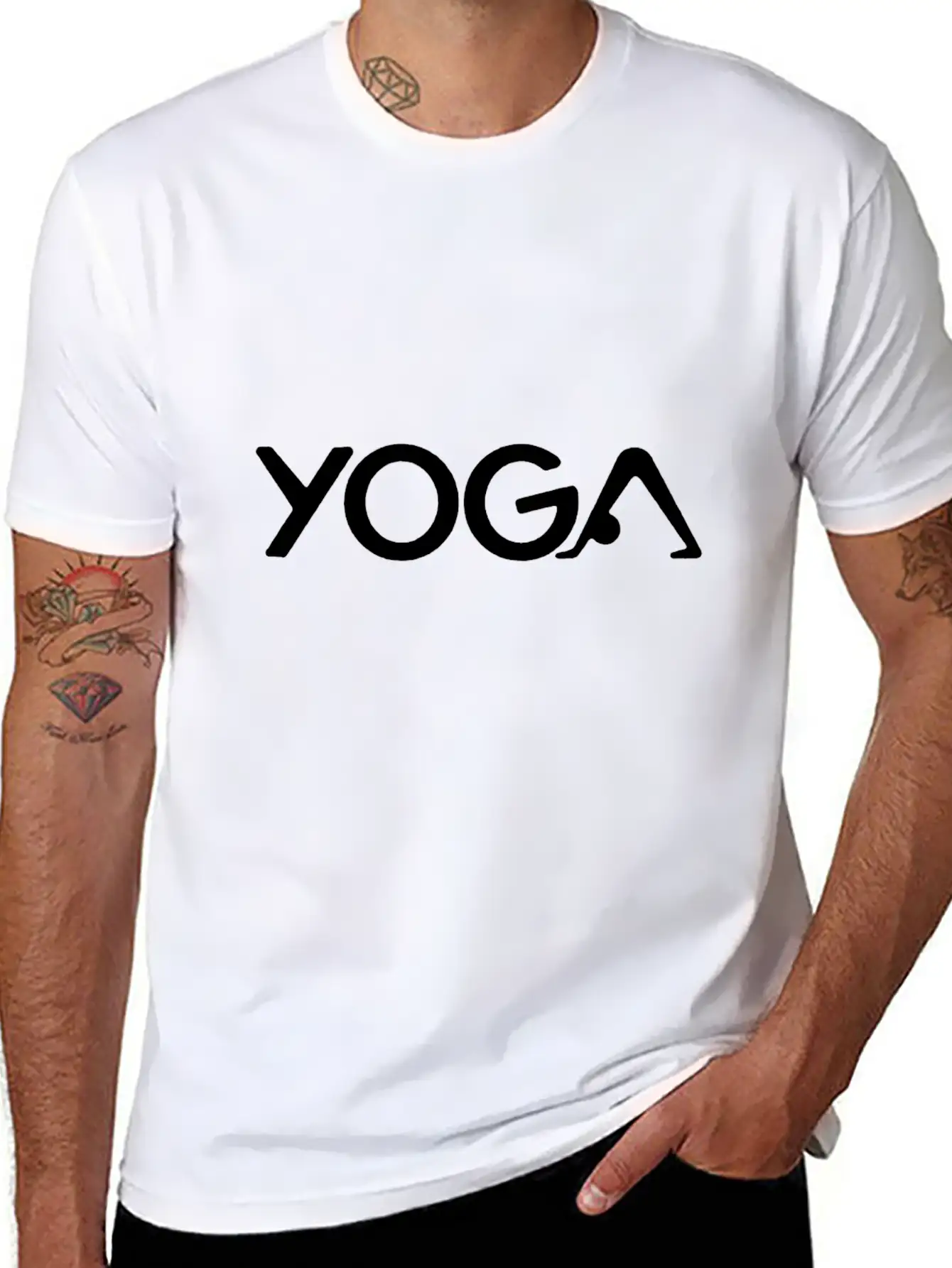 Yoga Unisex Casual T-Shirt – Clean Design For Daily Comfort