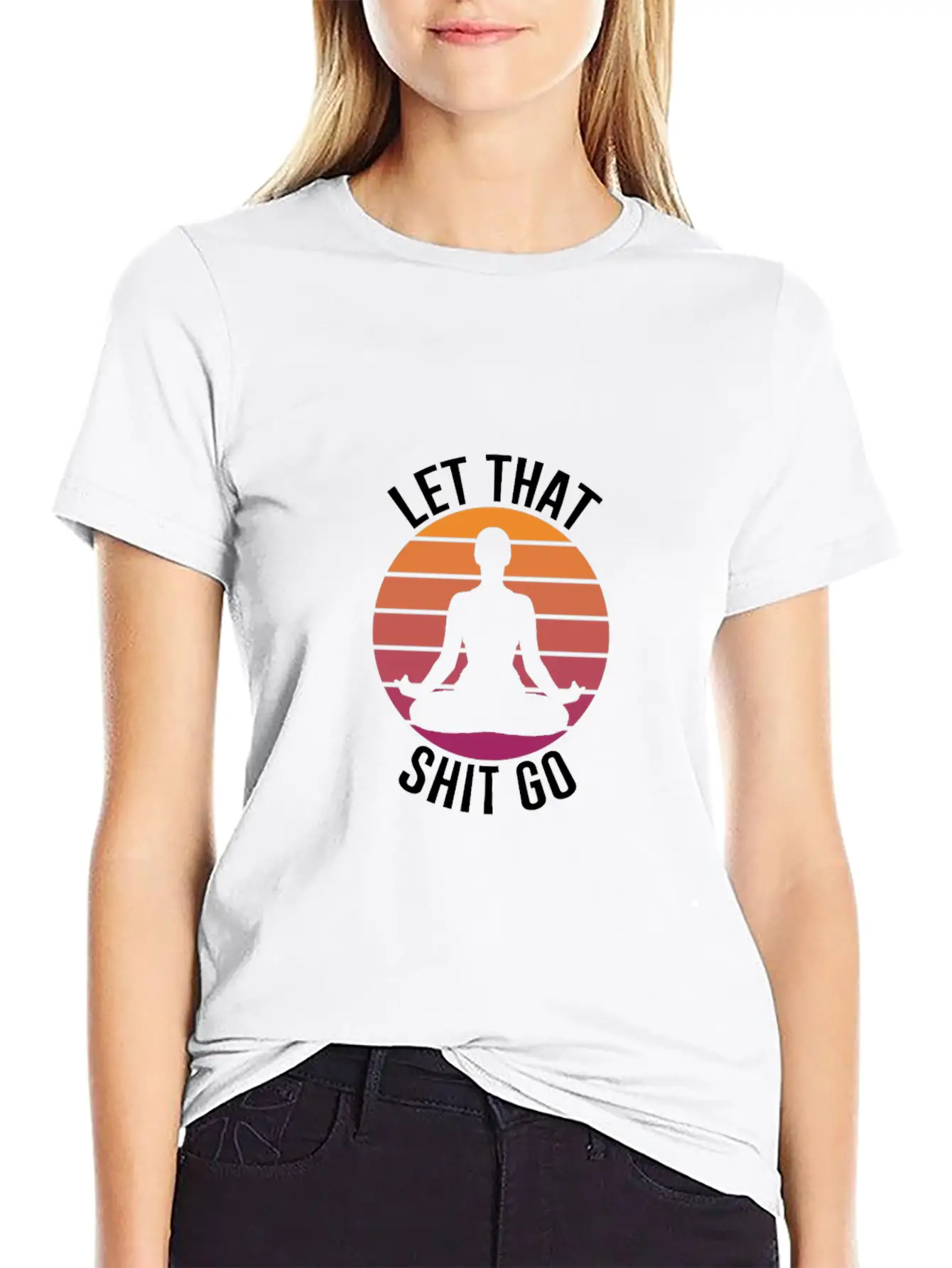 Yoga Unisex Short Sleeve Soft Cotton T-Shirt – Casual Everyday Wear