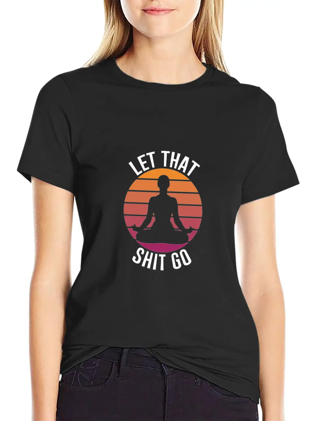 Yoga Unisex Short Sleeve Soft Cotton T-Shirt – Casual Everyday Wear