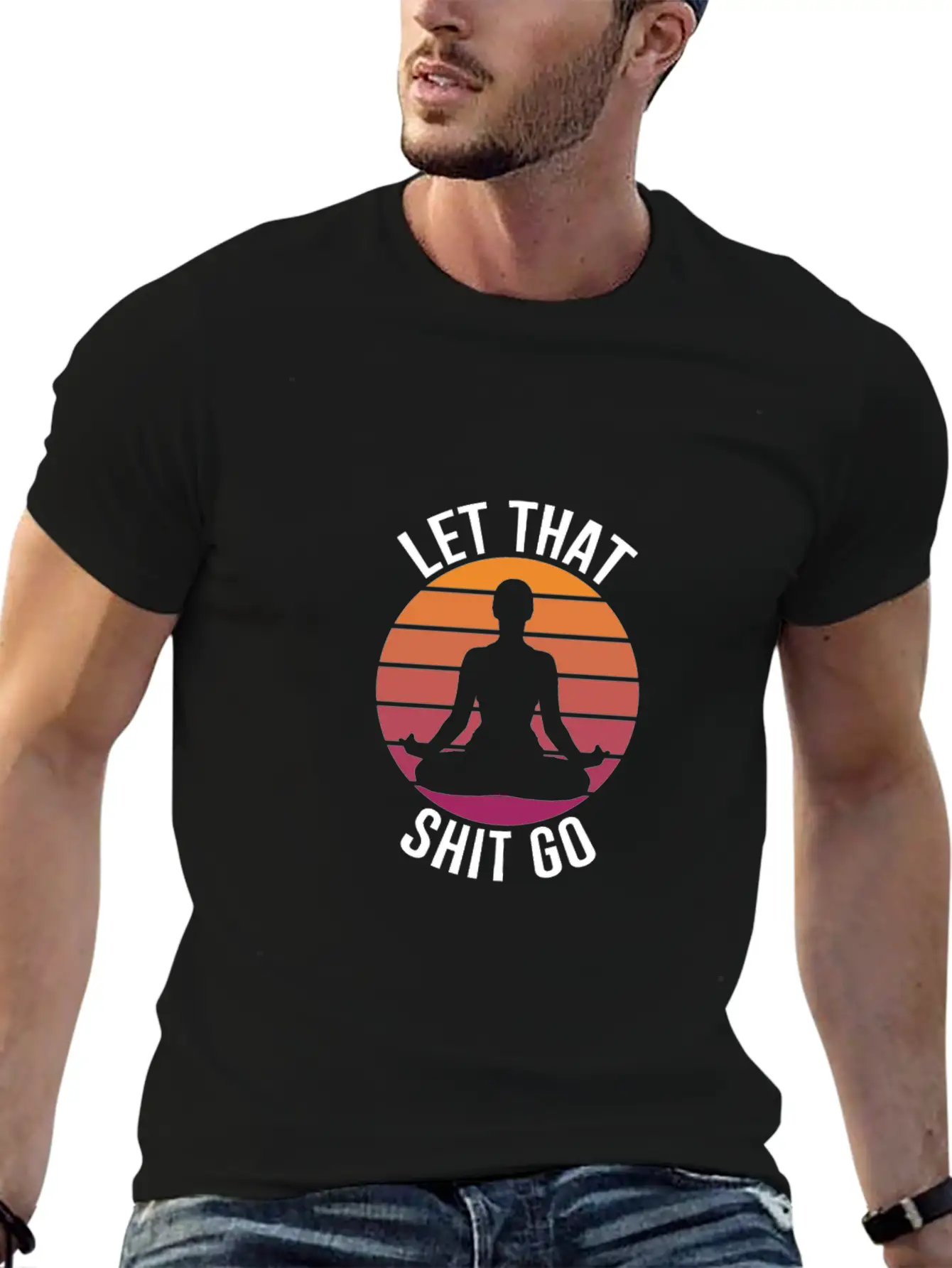 Yoga Unisex Short Sleeve Soft Cotton T-Shirt – Casual Everyday Wear