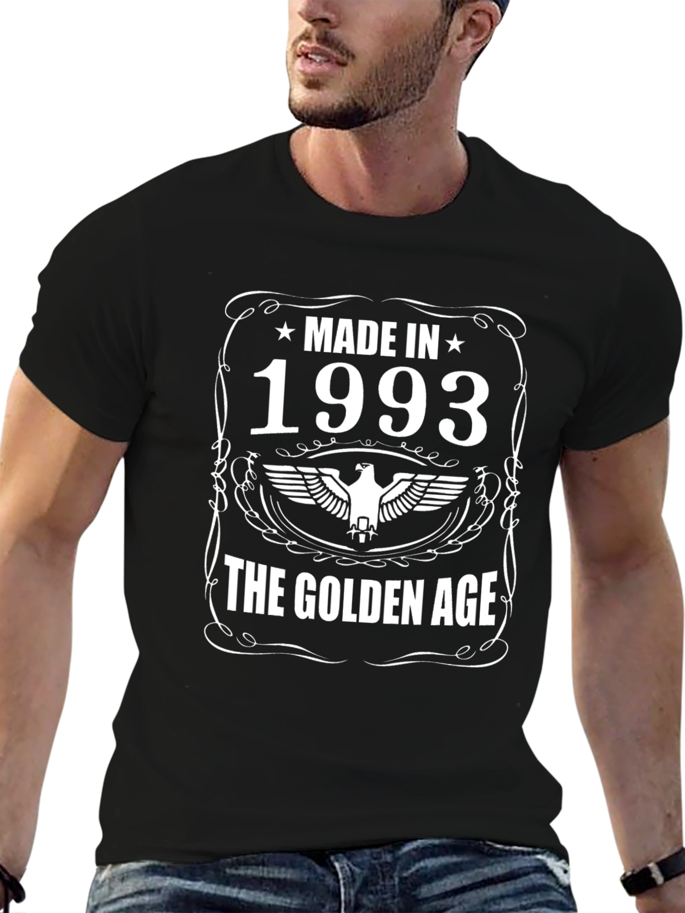 Made in 1993 The Golden Age Black T-Shirt