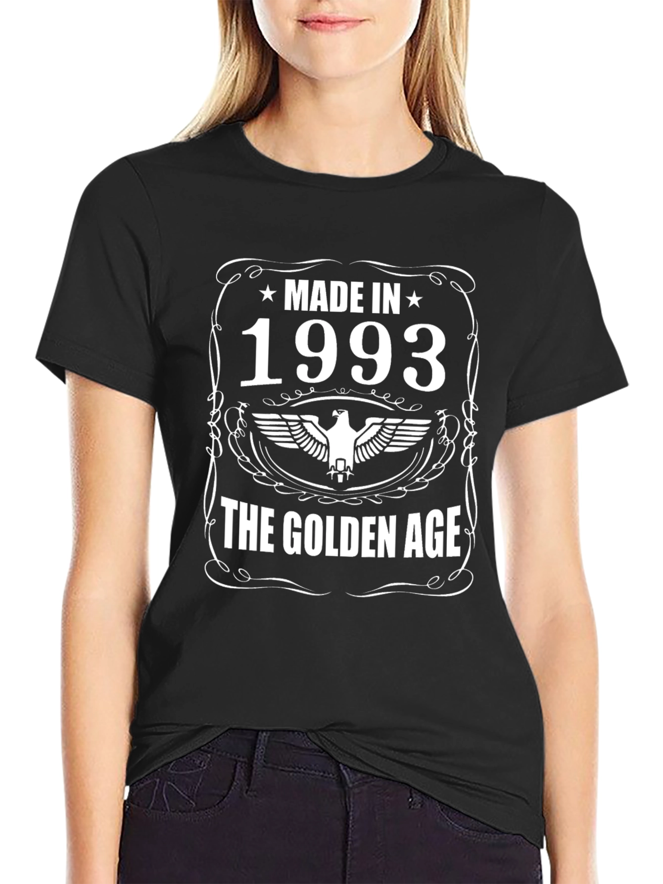 Made in 1993 The Golden Age Black T-Shirt