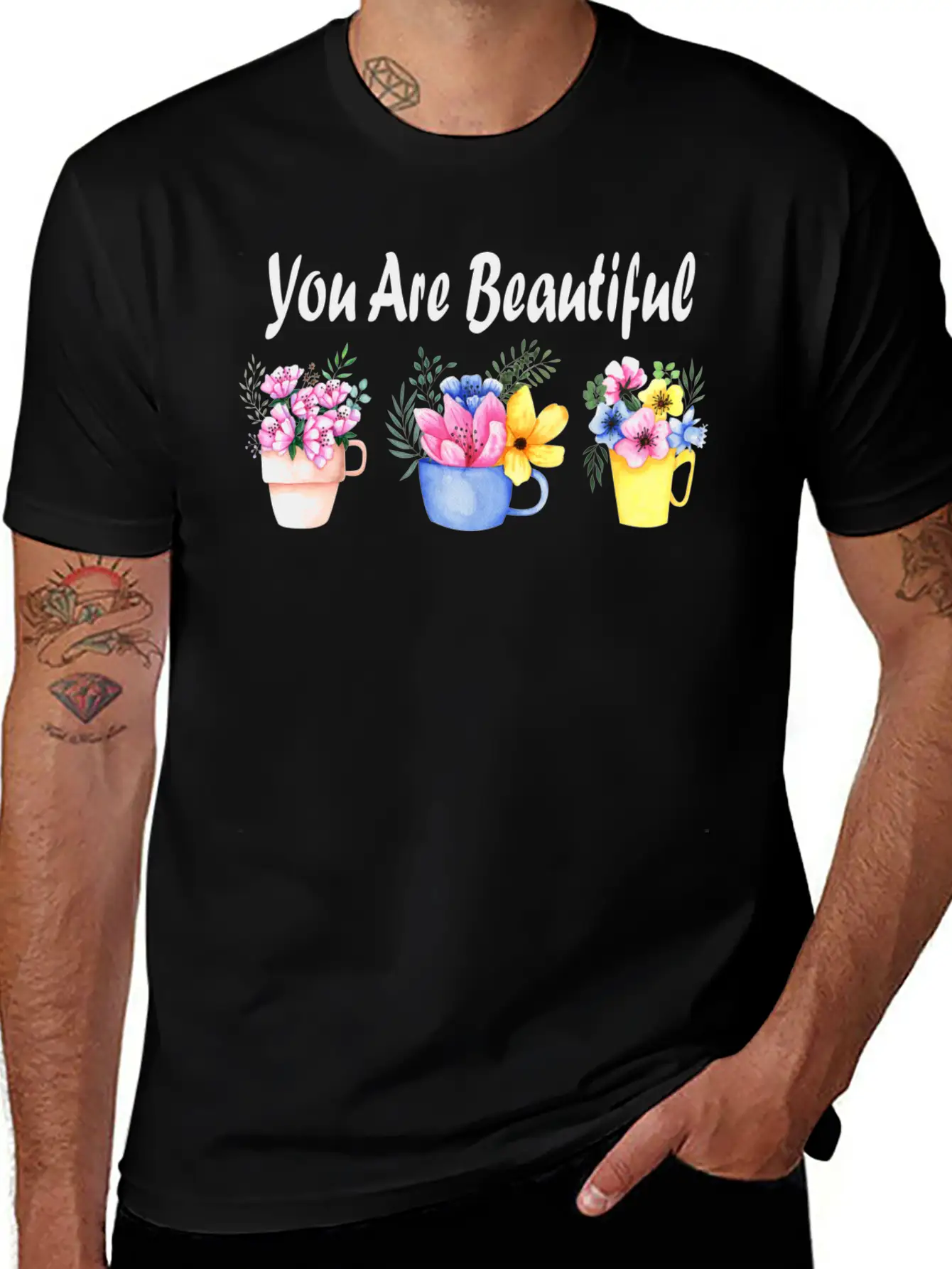 You Are Beautiful Unisex Casual T-Shirt – Clean Design For Daily Comfort