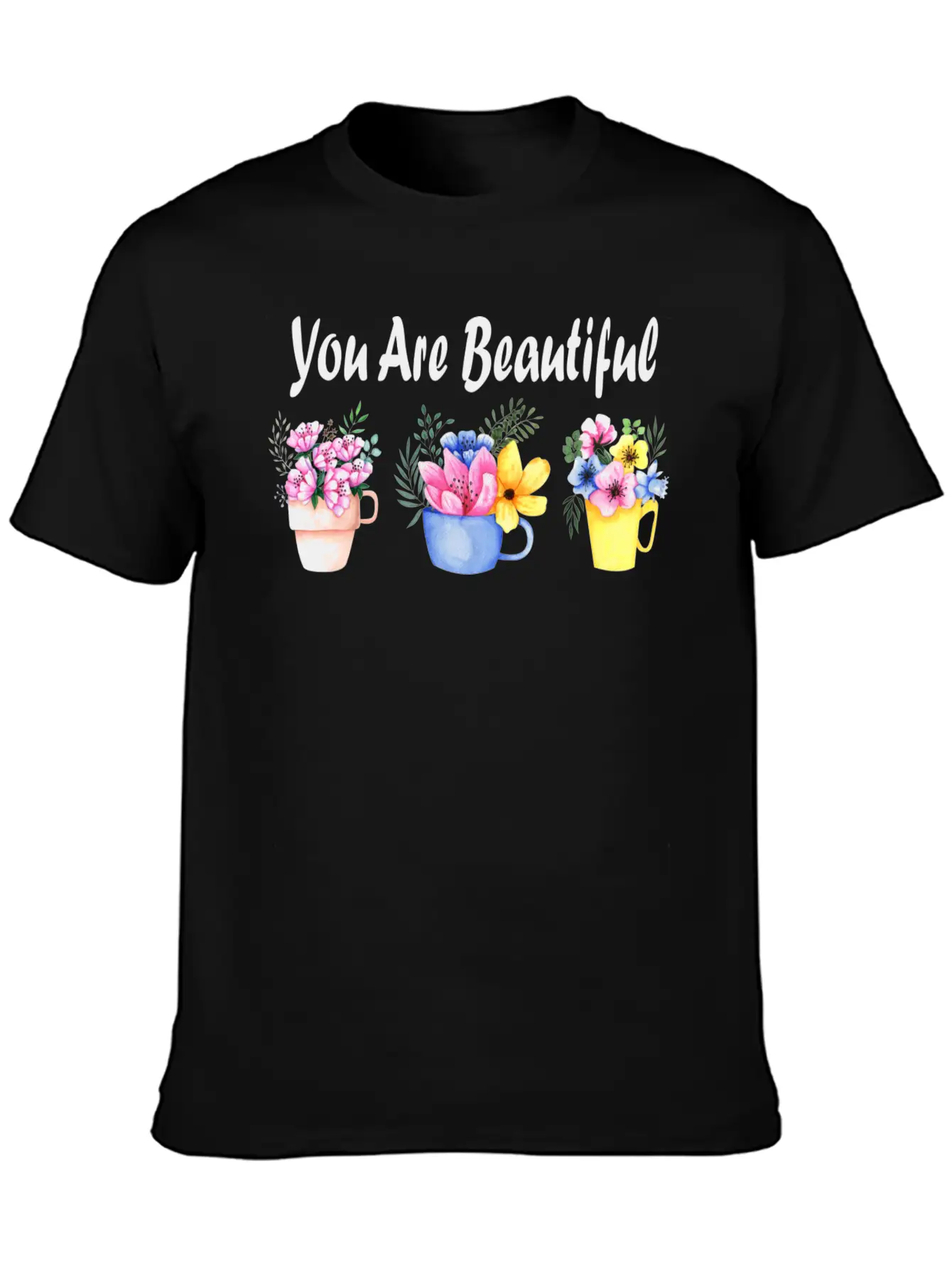 You Are Beautiful Unisex Casual T-Shirt – Clean Design For Daily Comfort