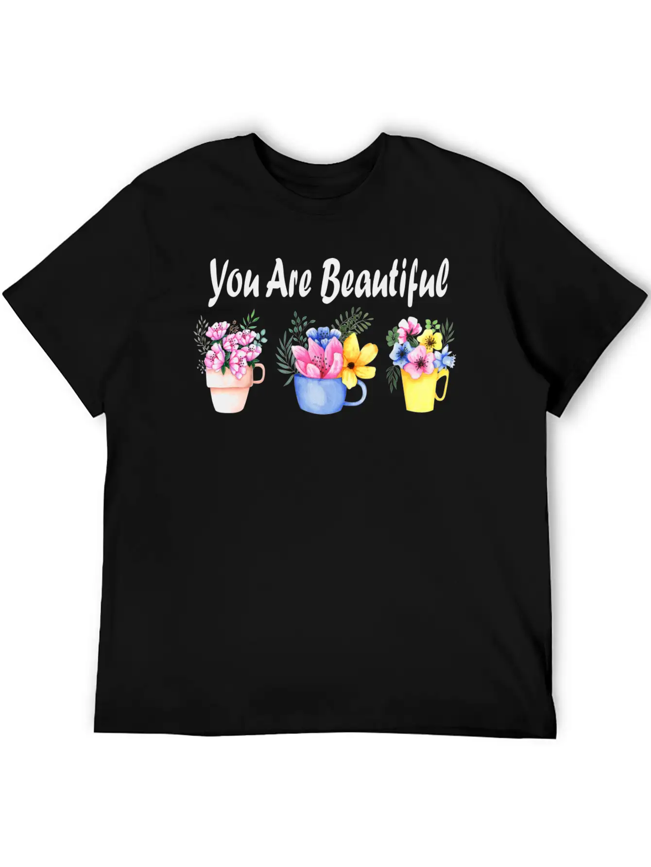 You Are Beautiful Unisex Casual T-Shirt – Clean Design For Daily Comfort