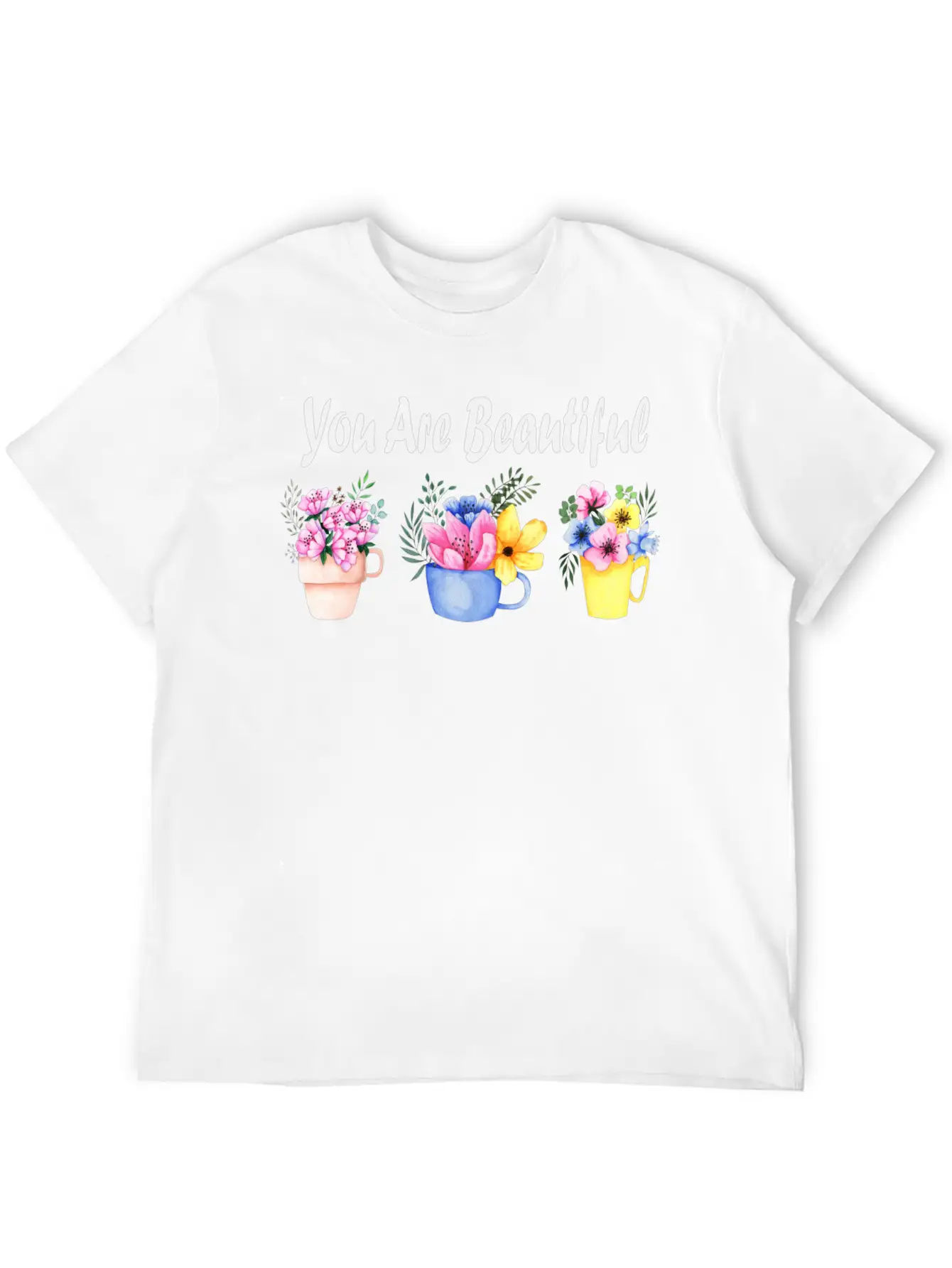 You Are Beautiful Unisex Casual T-Shirt – Clean Design For Daily Comfort