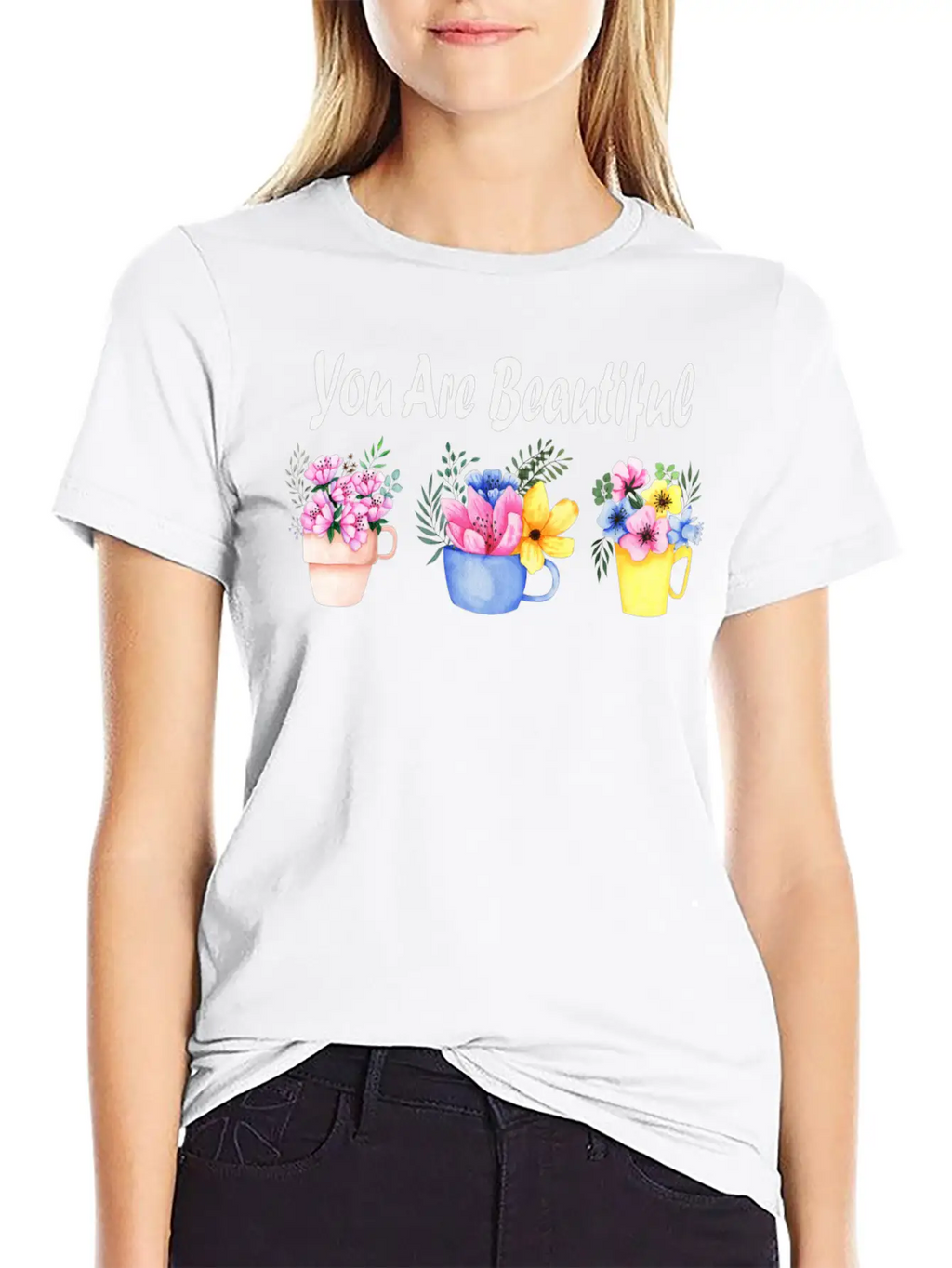 You Are Beautiful Unisex Casual T-Shirt – Clean Design For Daily Comfort