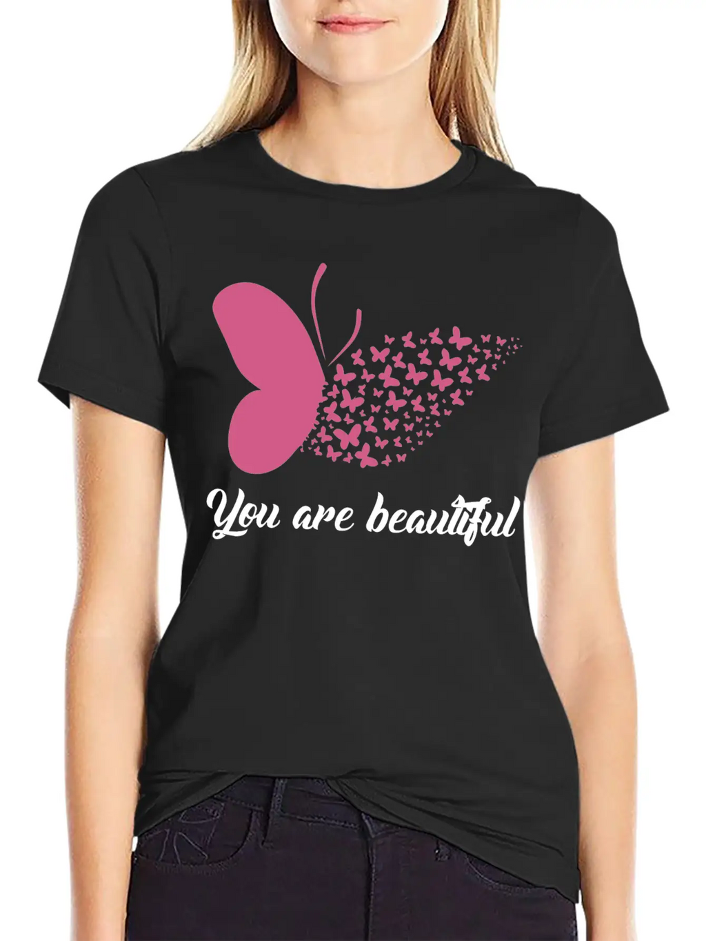 You Are Beautiful Unisex Short Sleeve Soft Cotton T-Shirt – Casual Everyday Wear
