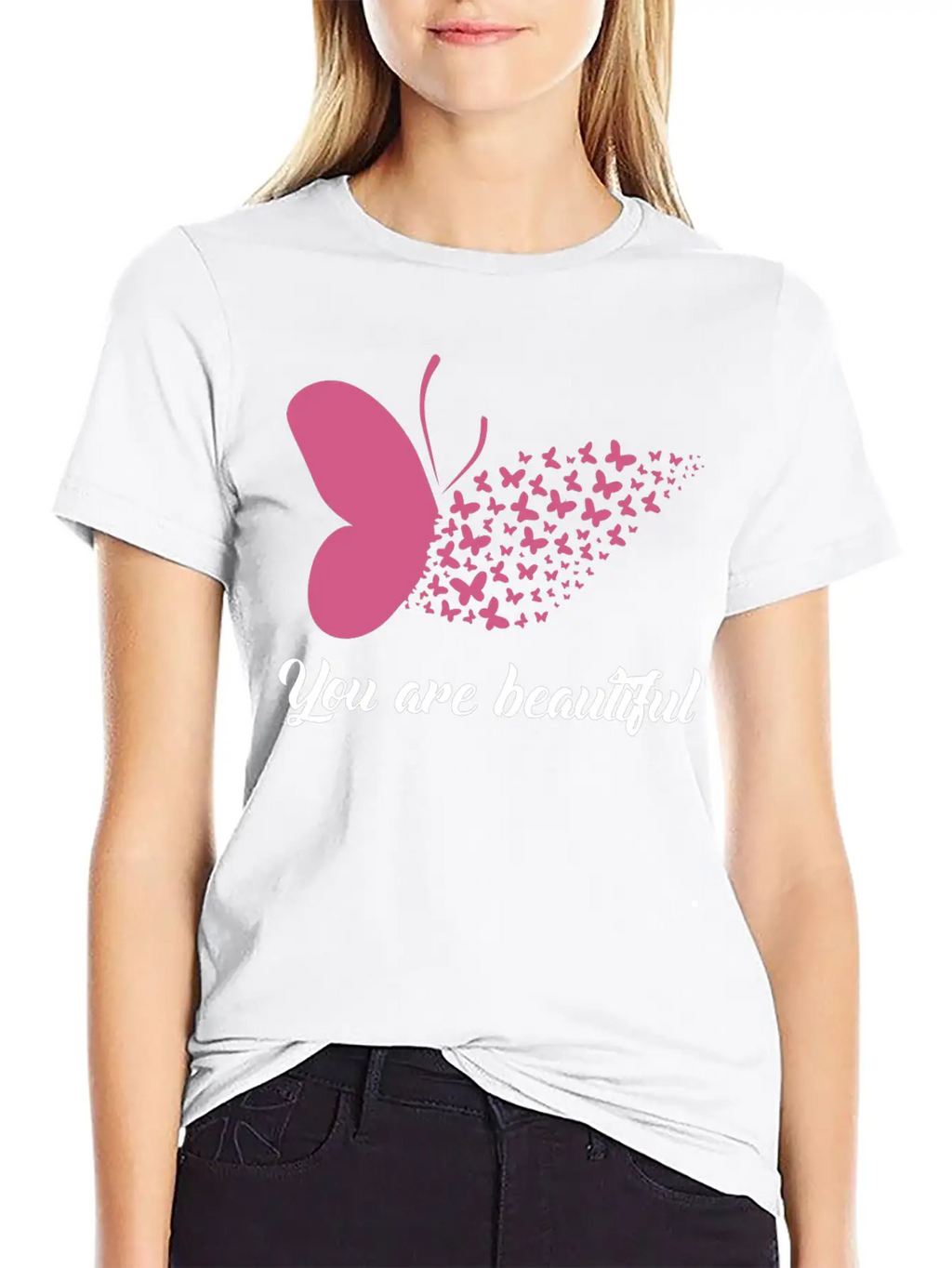 You Are Beautiful Unisex Short Sleeve Soft Cotton T-Shirt – Casual Everyday Wear