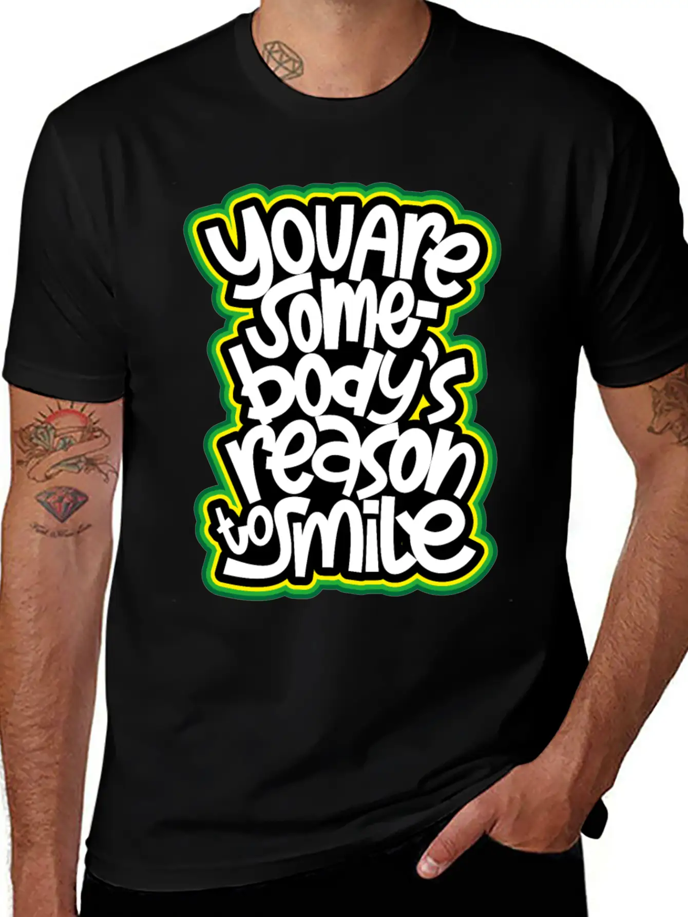 You Are Somebody's Reason To Smile Essential Cotton Tee For Daily Outfits – Unisex Style