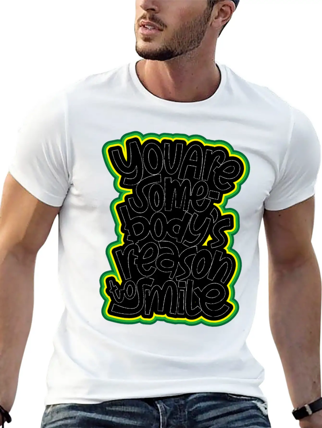 You Are Somebody's Reason To Smile Essential Cotton Tee For Daily Outfits – Unisex Style