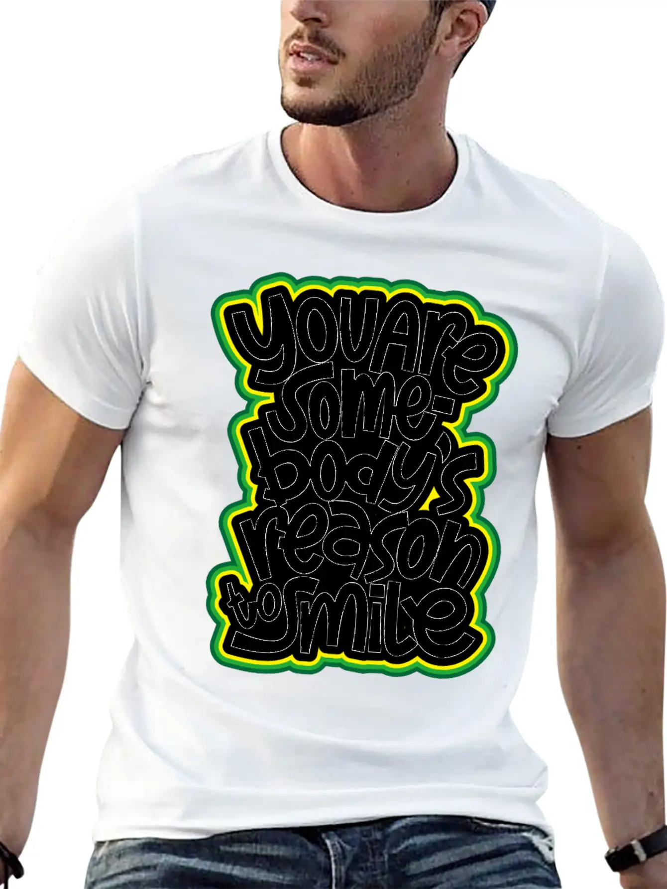 You Are Somebody's Reason To Smile Essential Cotton Tee For Daily Outfits – Unisex Style