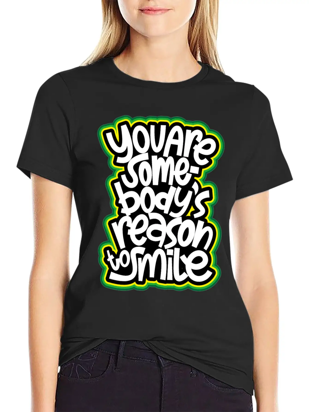 You Are Somebody's Reason To Smile Essential Cotton Tee For Daily Outfits – Unisex Style