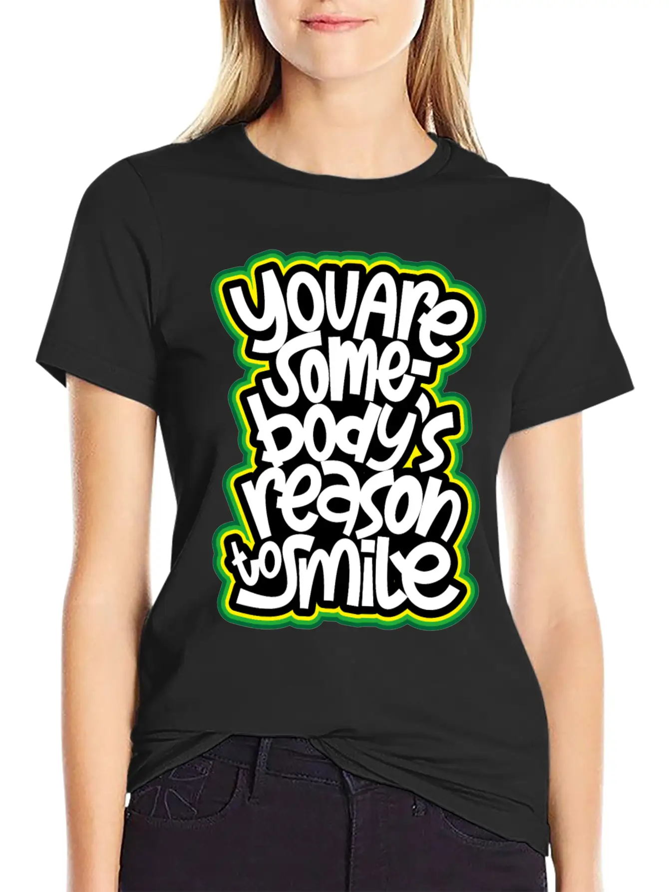 You Are Somebody's Reason To Smile Essential Cotton Tee For Daily Outfits – Unisex Style