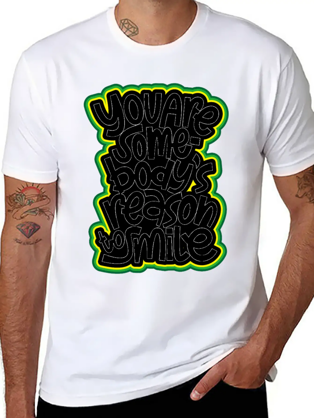 You Are Somebody's Reason To Smile Essential Cotton Tee For Daily Outfits – Unisex Style