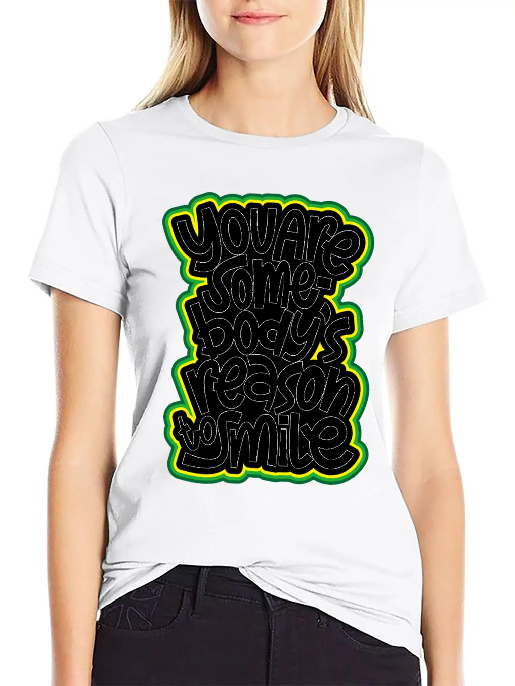 You Are Somebody's Reason To Smile Essential Cotton Tee For Daily Outfits – Unisex Style