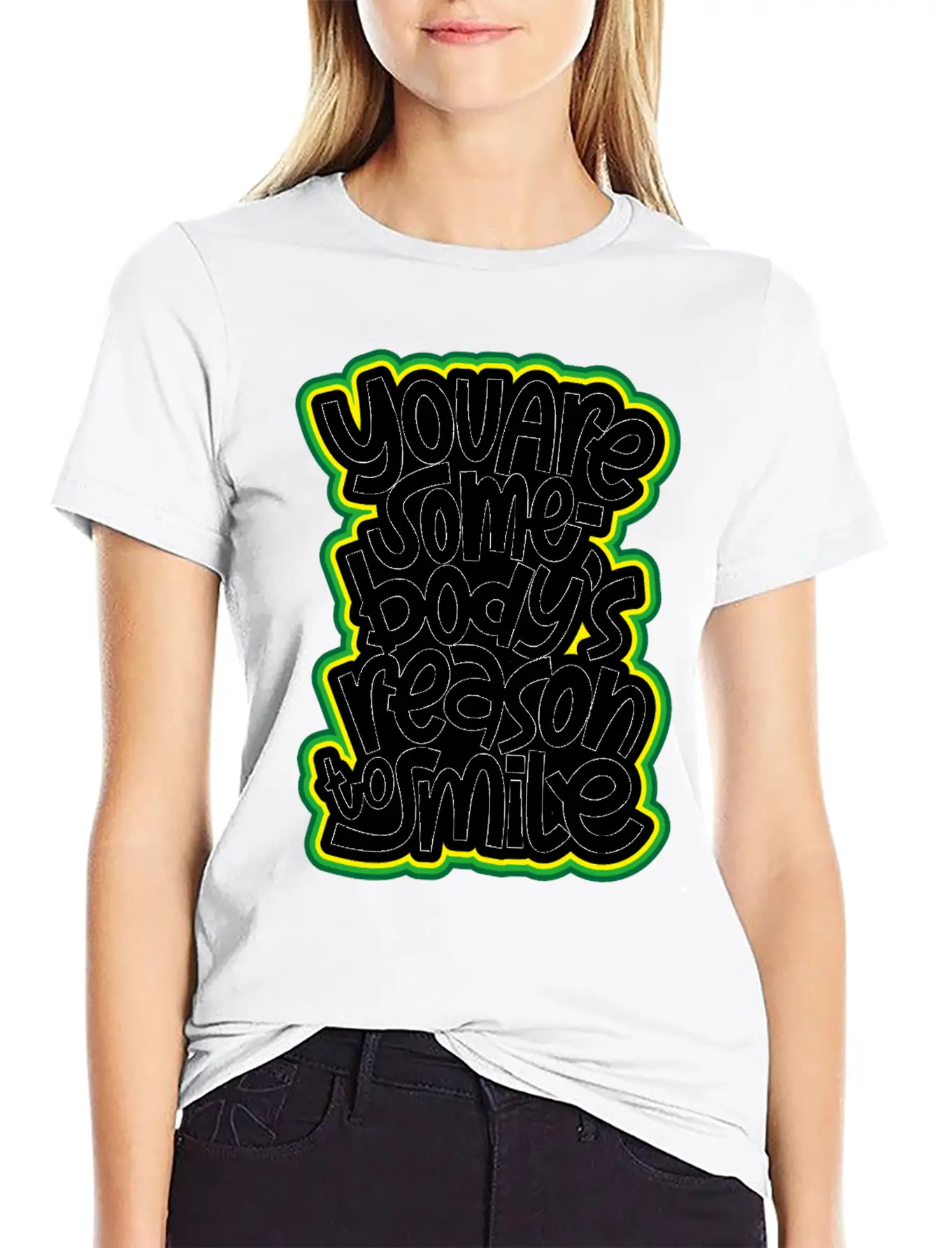 You Are Somebody's Reason To Smile Essential Cotton Tee For Daily Outfits – Unisex Style