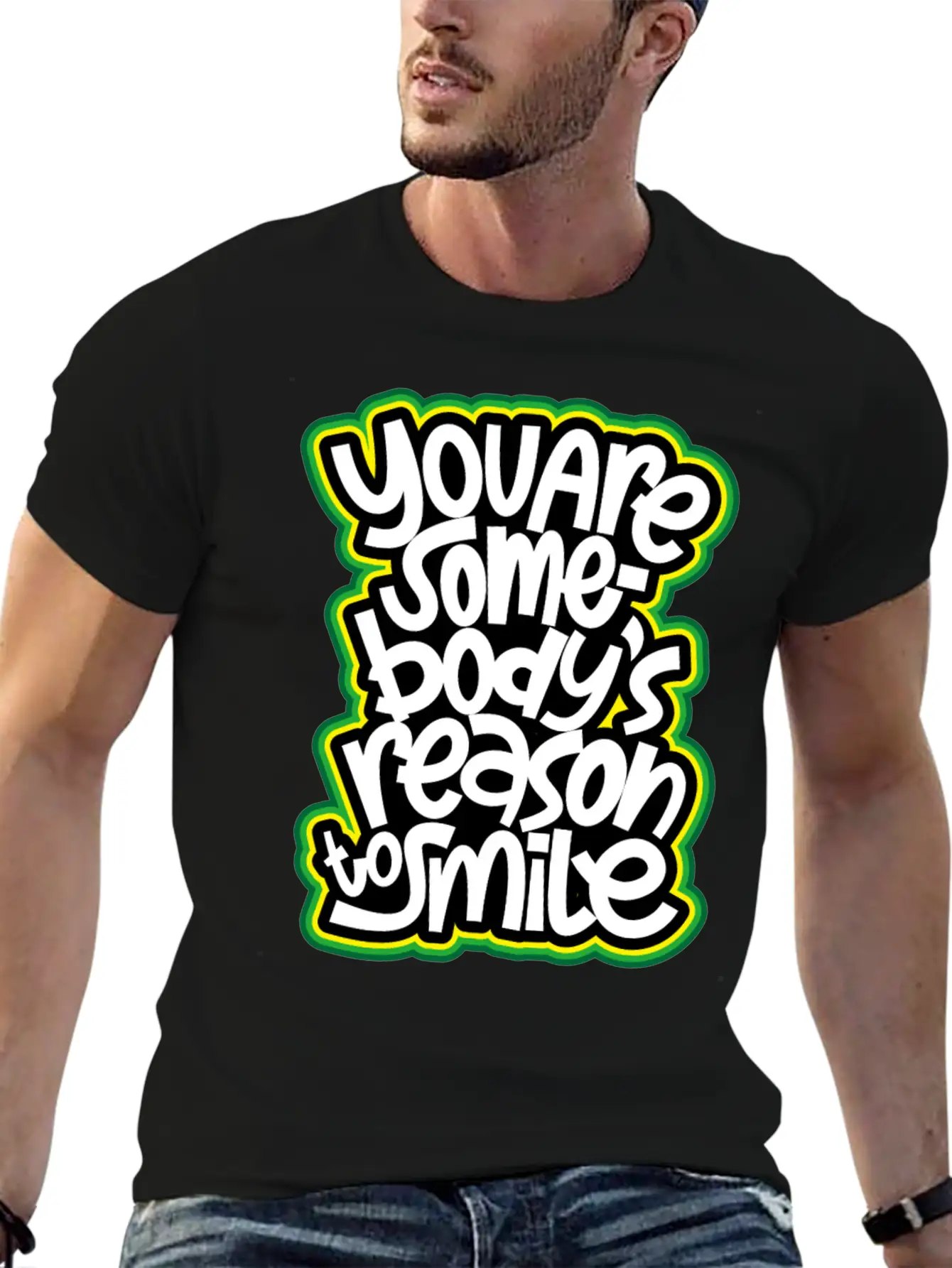 You Are Somebody's Reason To Smile Essential Cotton Tee For Daily Outfits – Unisex Style